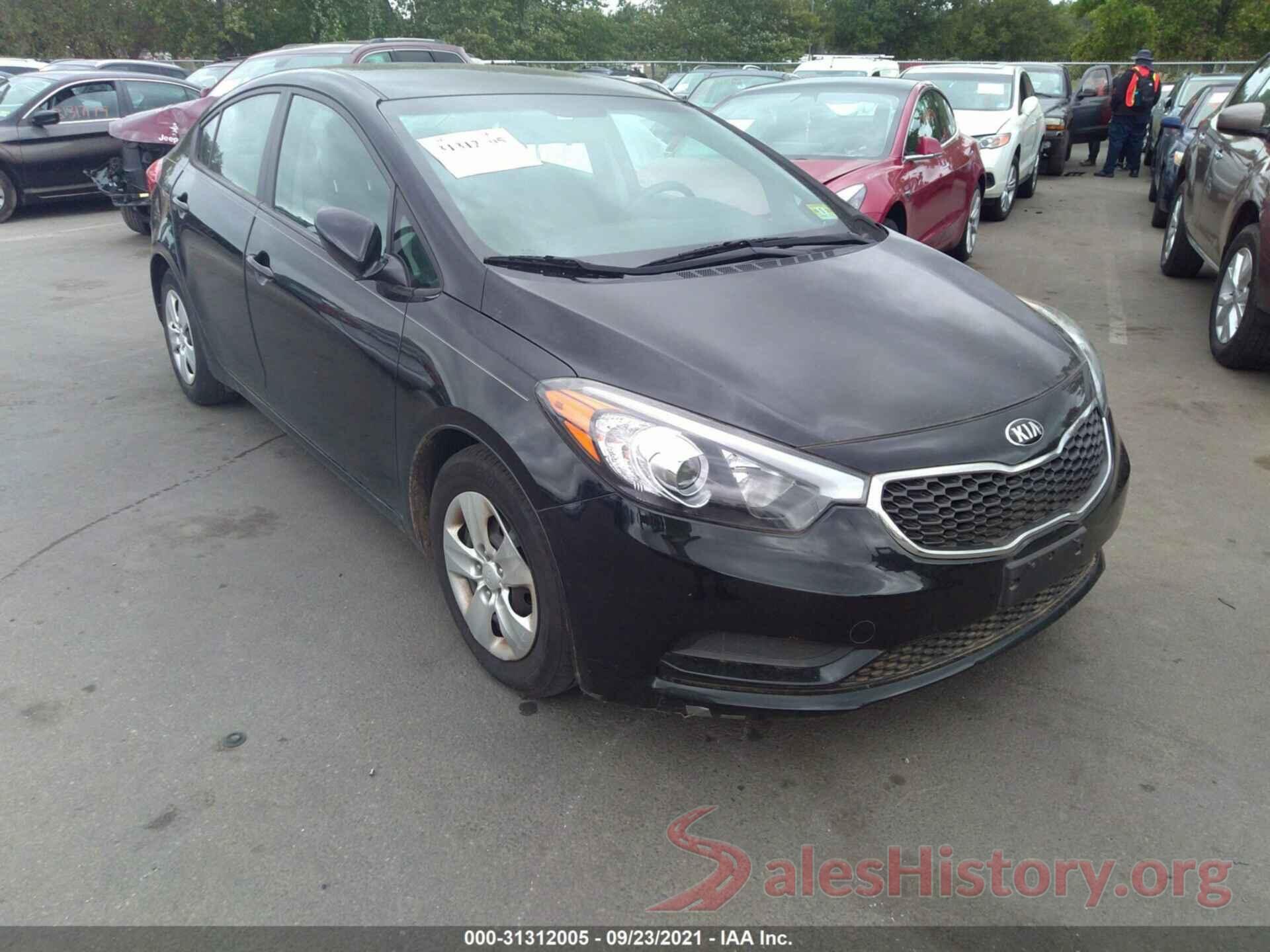 KNAFK4A66G5531406 2016 KIA FORTE