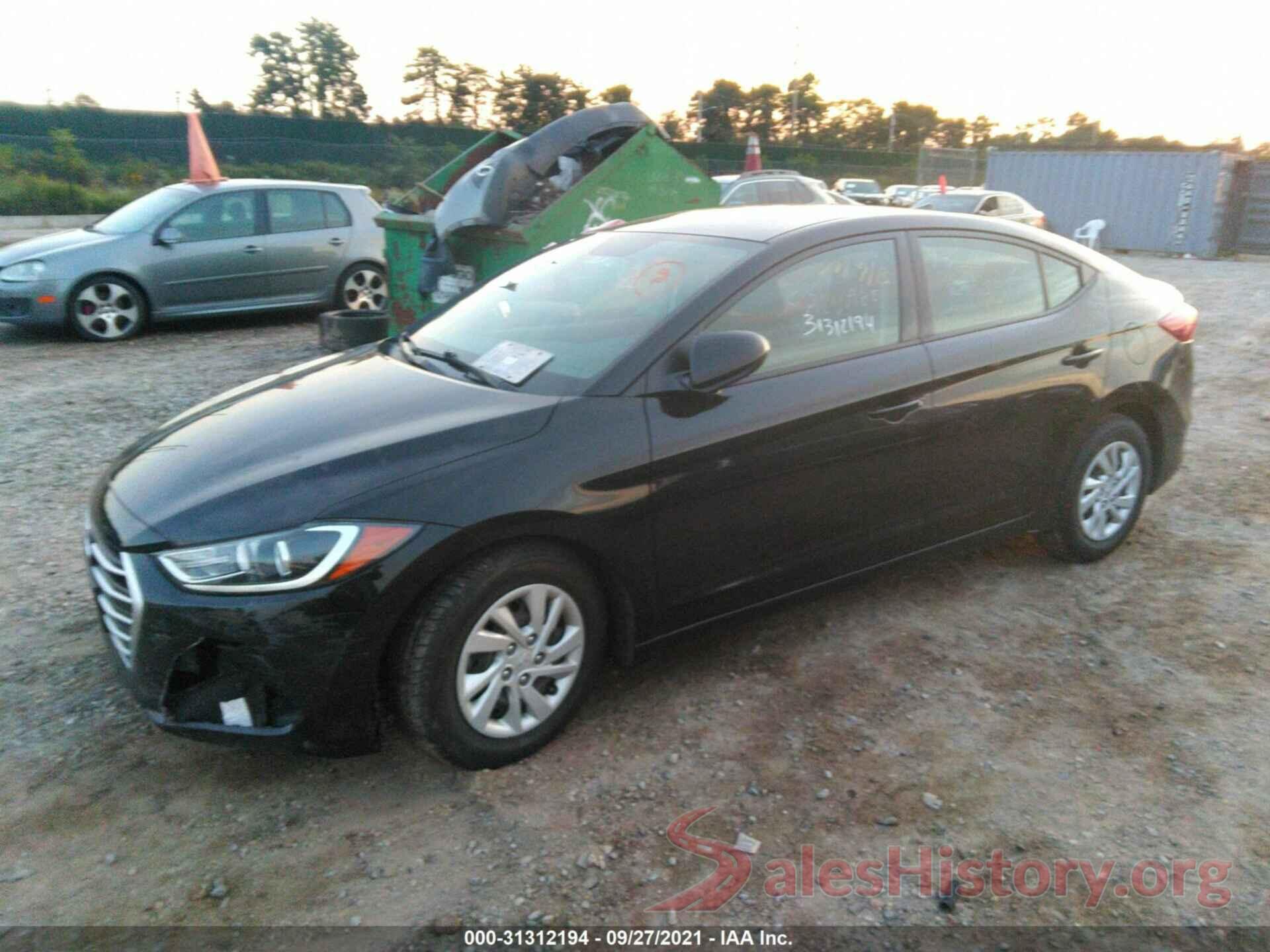 5NPD74LF4JH393297 2018 HYUNDAI ELANTRA