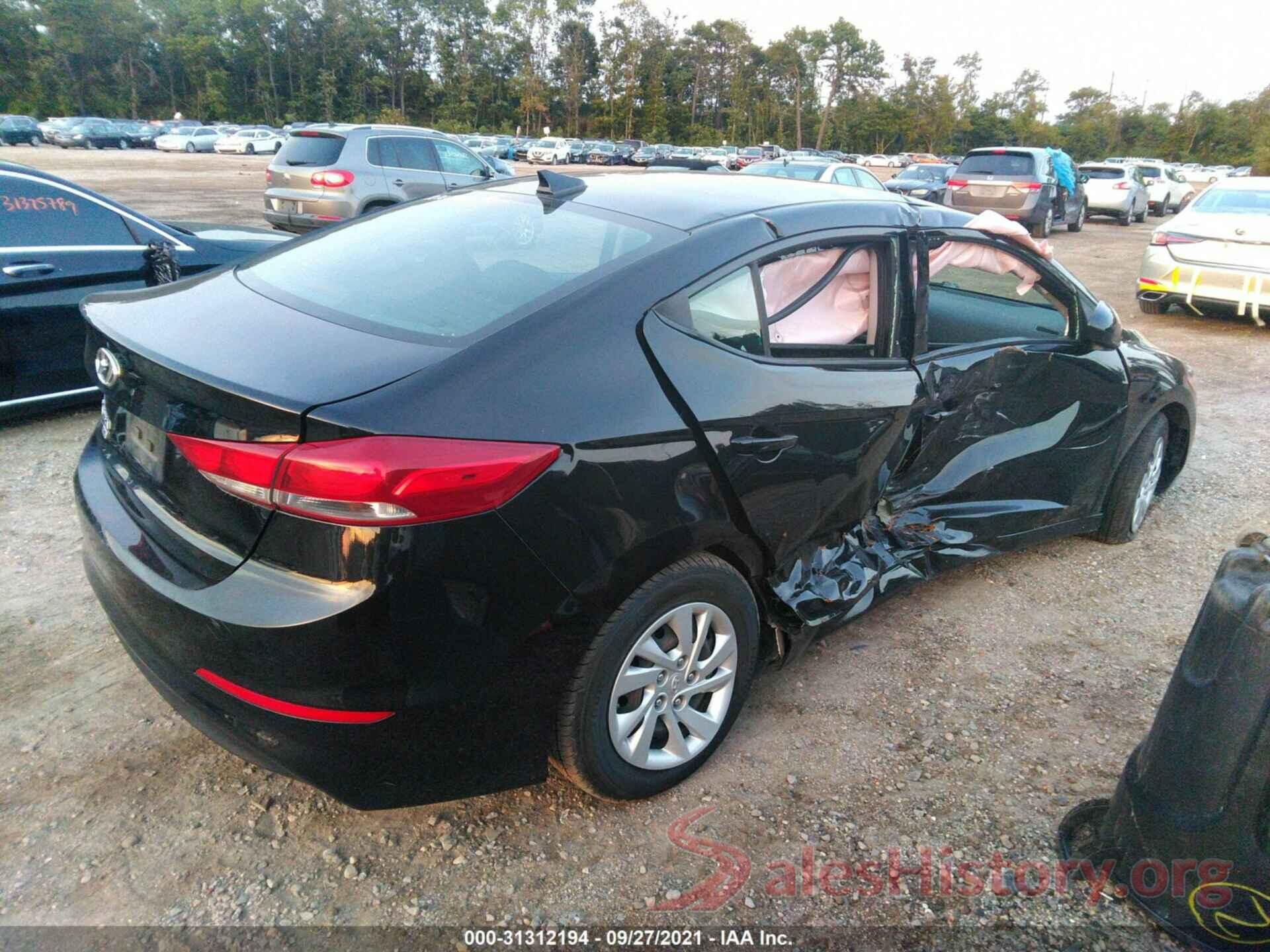 5NPD74LF4JH393297 2018 HYUNDAI ELANTRA