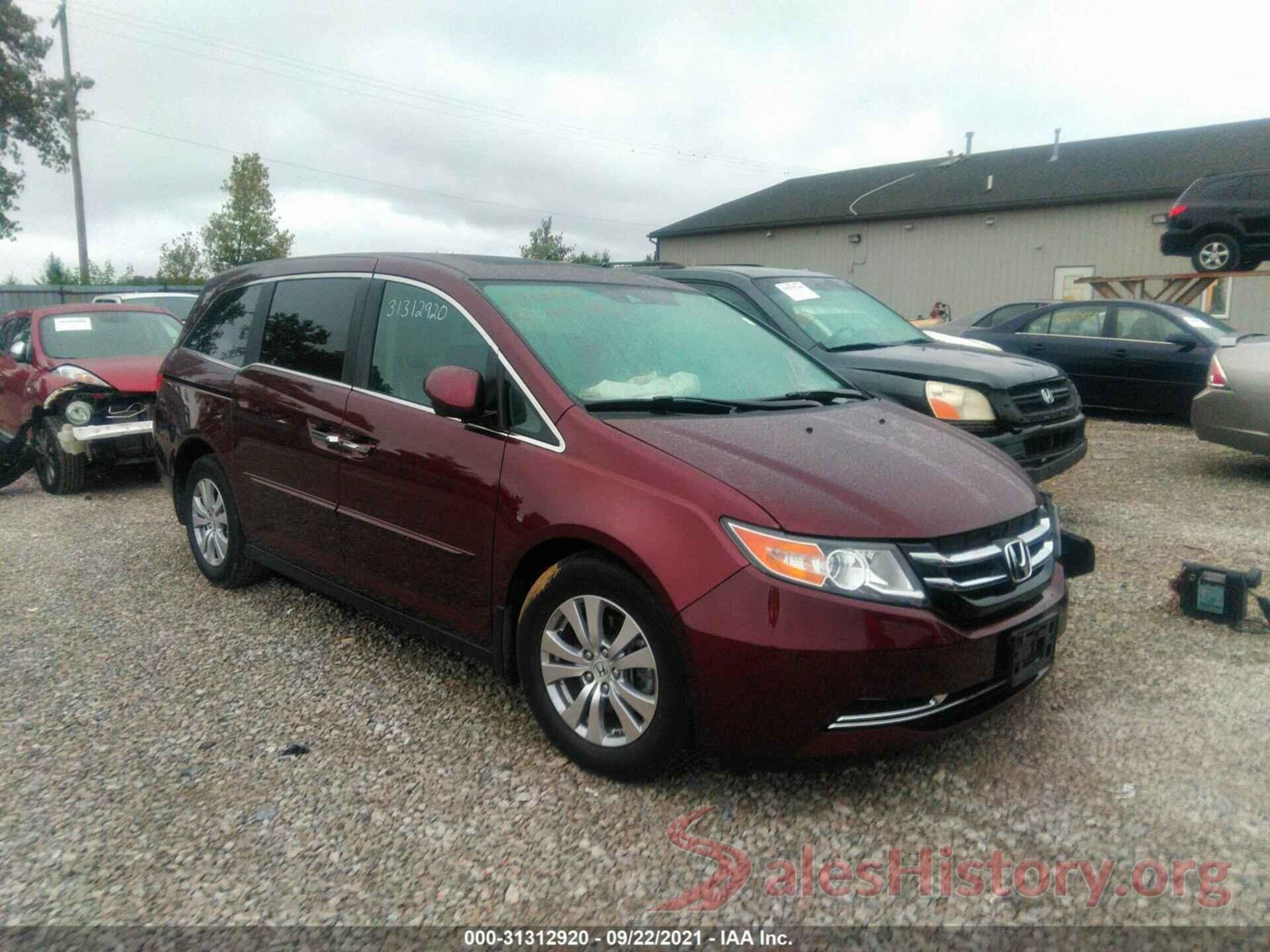 5FNRL5H60GB129307 2016 HONDA ODYSSEY