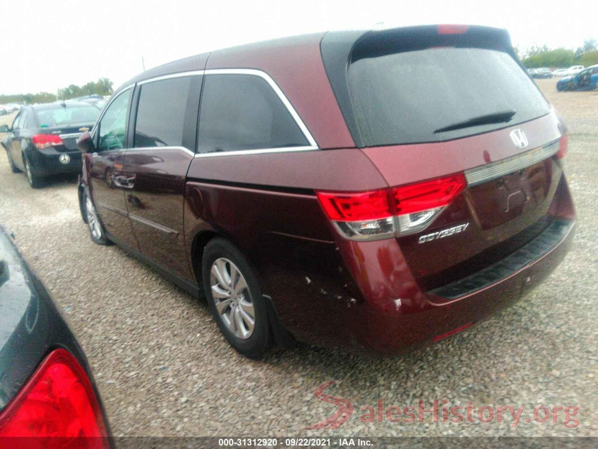 5FNRL5H60GB129307 2016 HONDA ODYSSEY