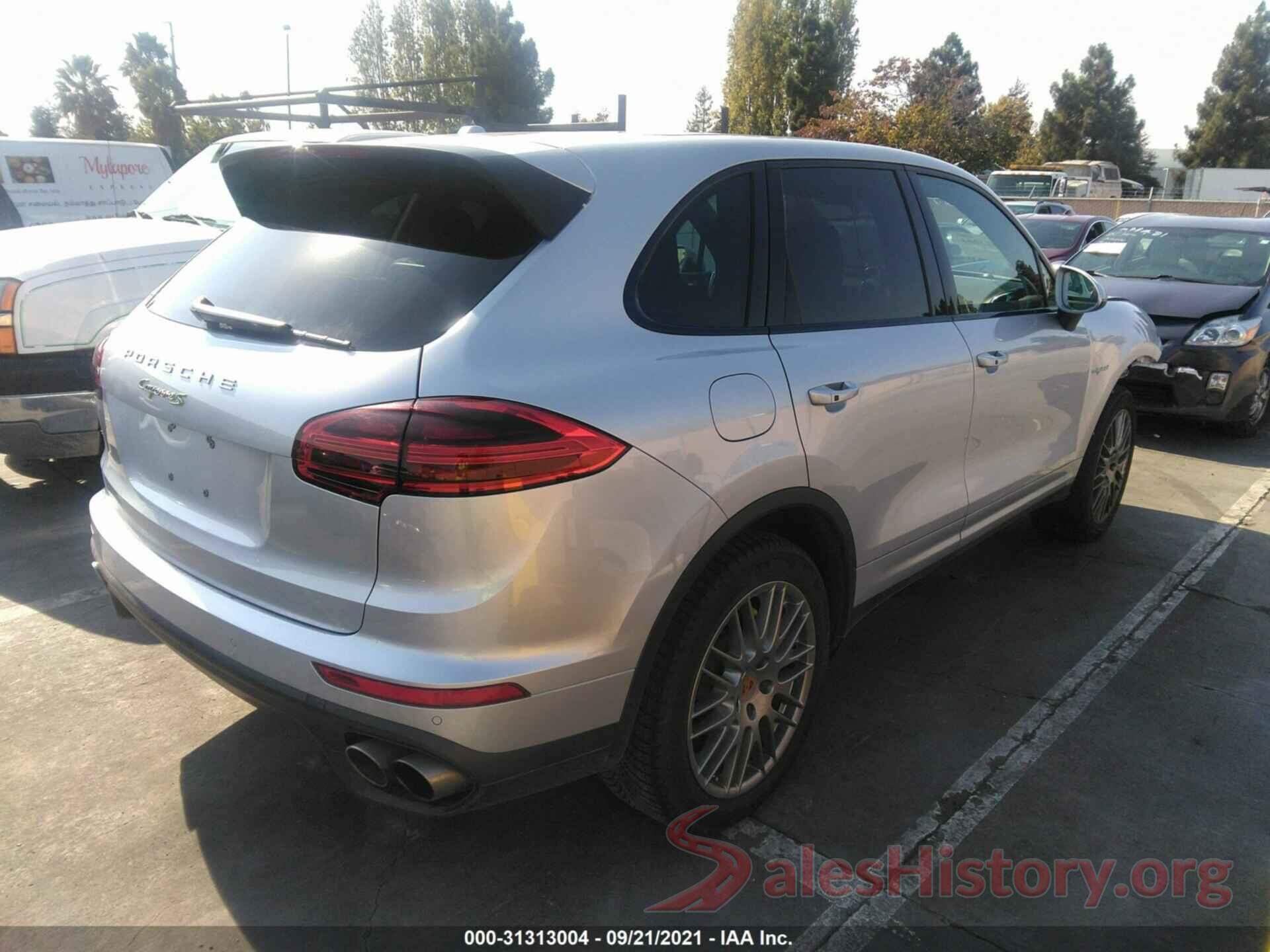 WP1AE2A23GLA64154 2016 PORSCHE CAYENNE