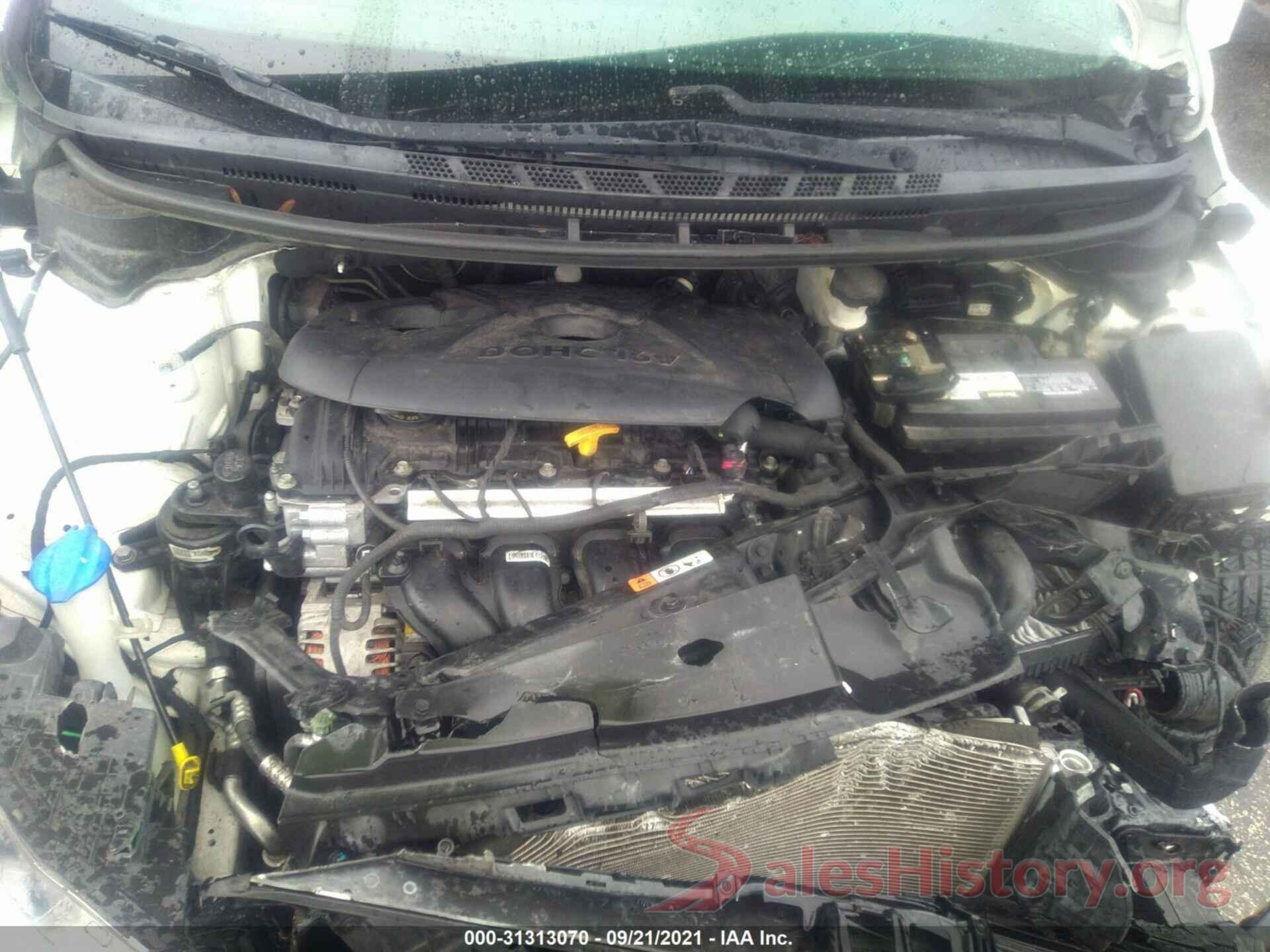 KNAFK4A69G5602839 2016 KIA FORTE