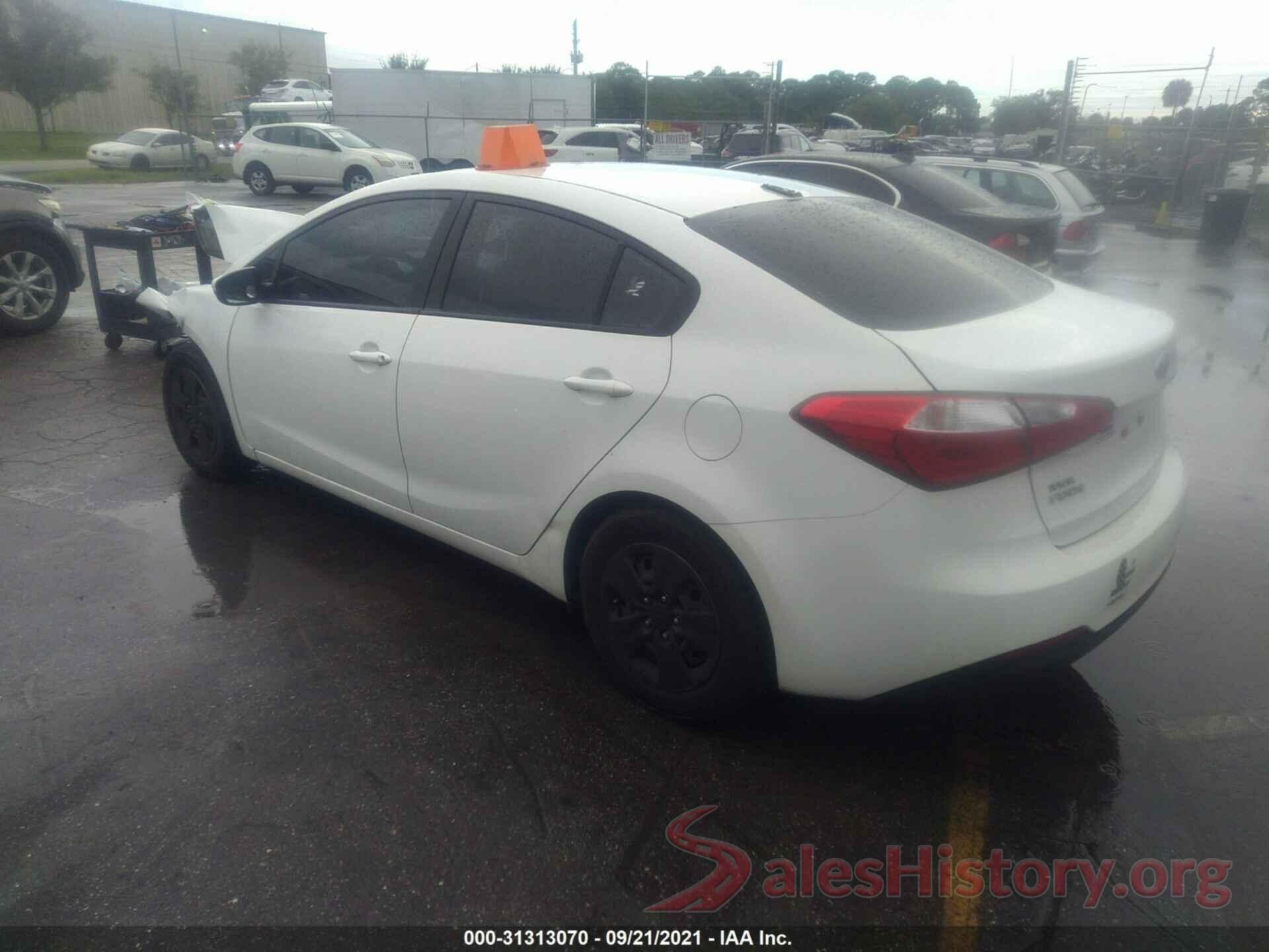 KNAFK4A69G5602839 2016 KIA FORTE