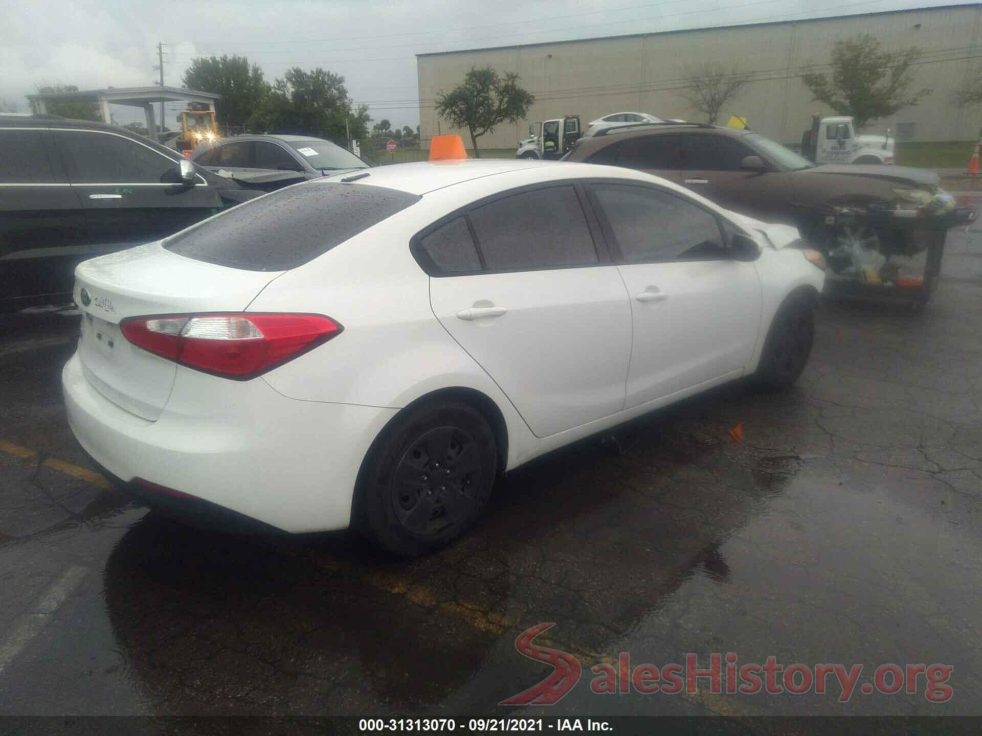 KNAFK4A69G5602839 2016 KIA FORTE