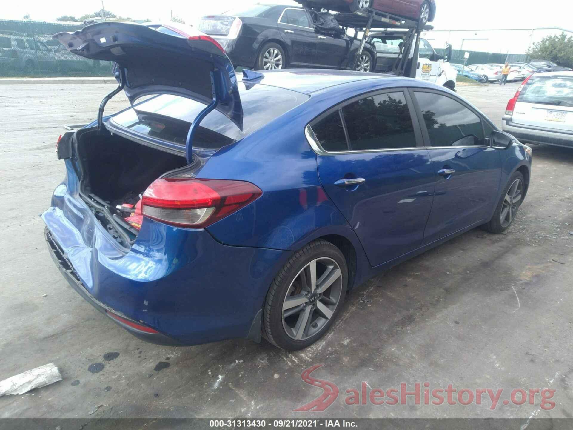 3KPFL4A8XHE117116 2017 KIA FORTE