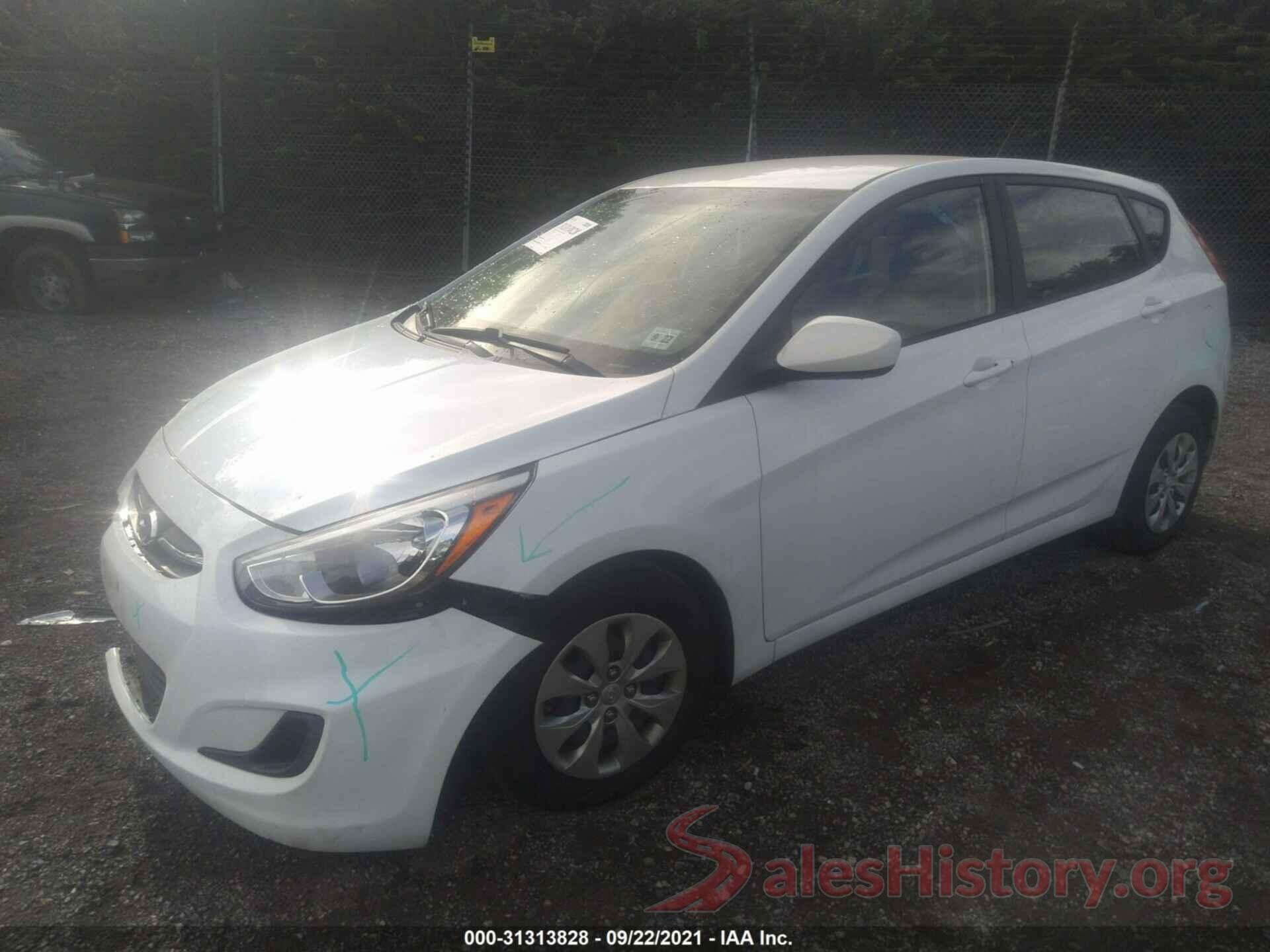 KMHCT5AE2HU312249 2017 HYUNDAI ACCENT