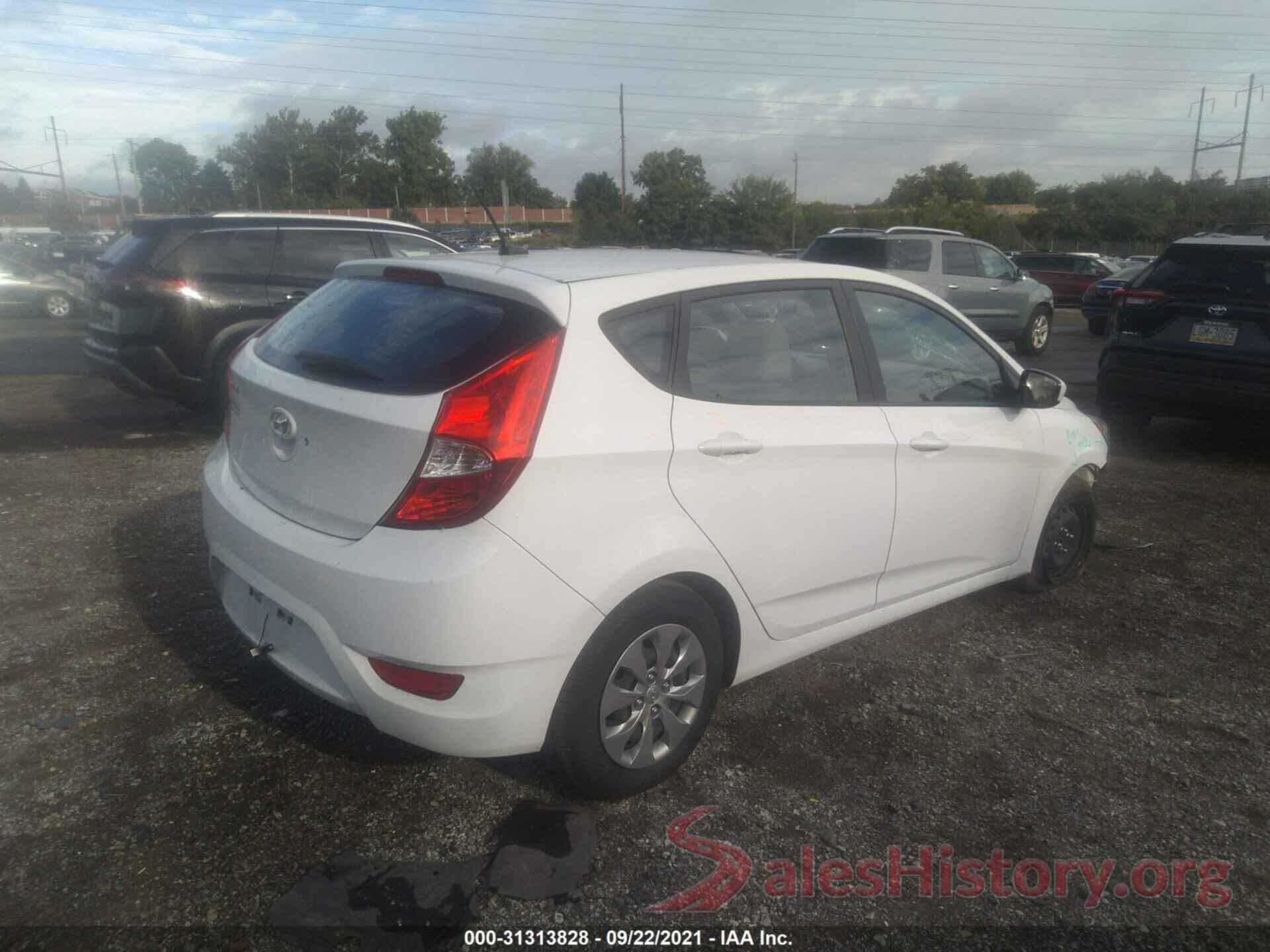 KMHCT5AE2HU312249 2017 HYUNDAI ACCENT