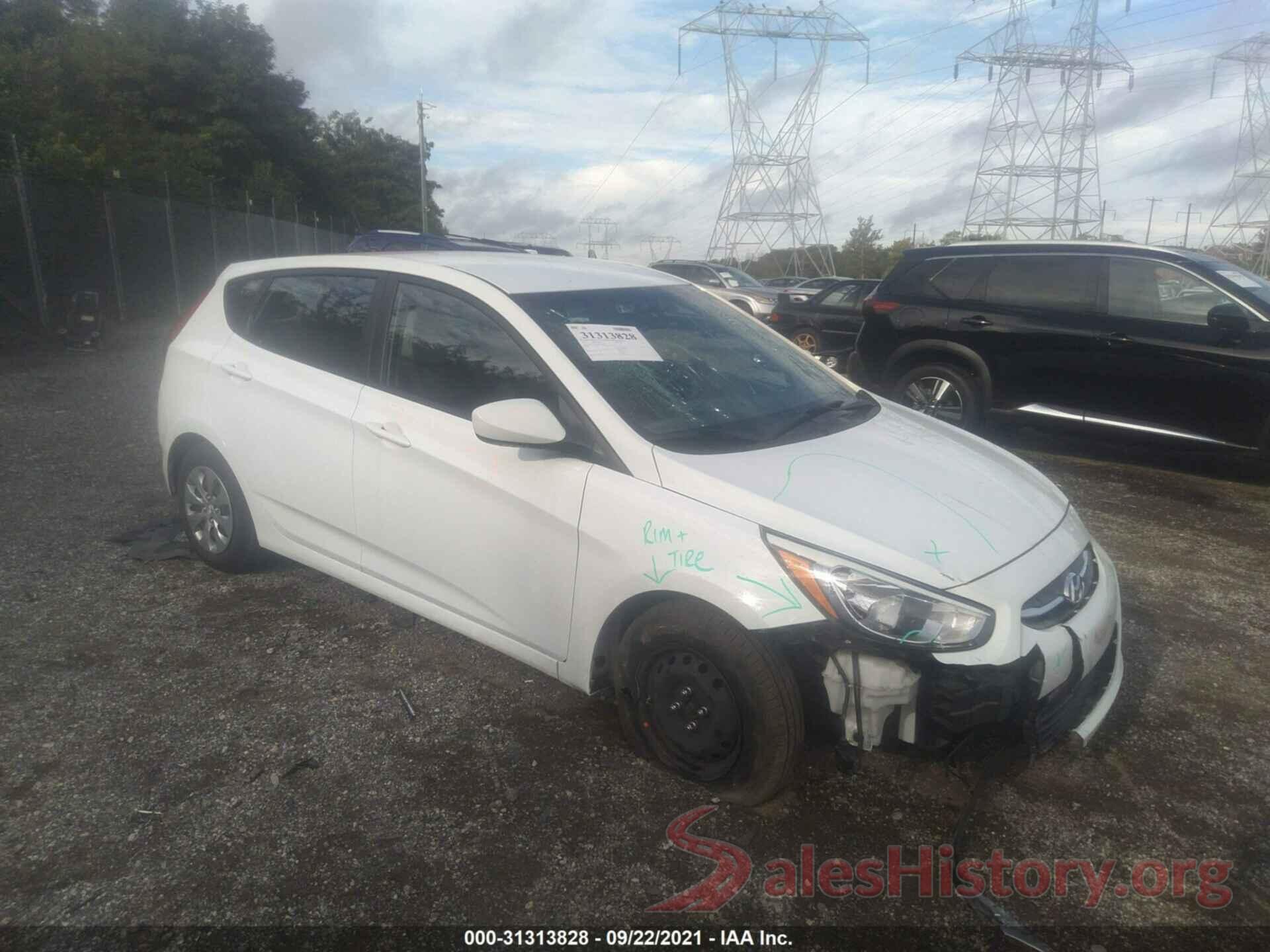 KMHCT5AE2HU312249 2017 HYUNDAI ACCENT