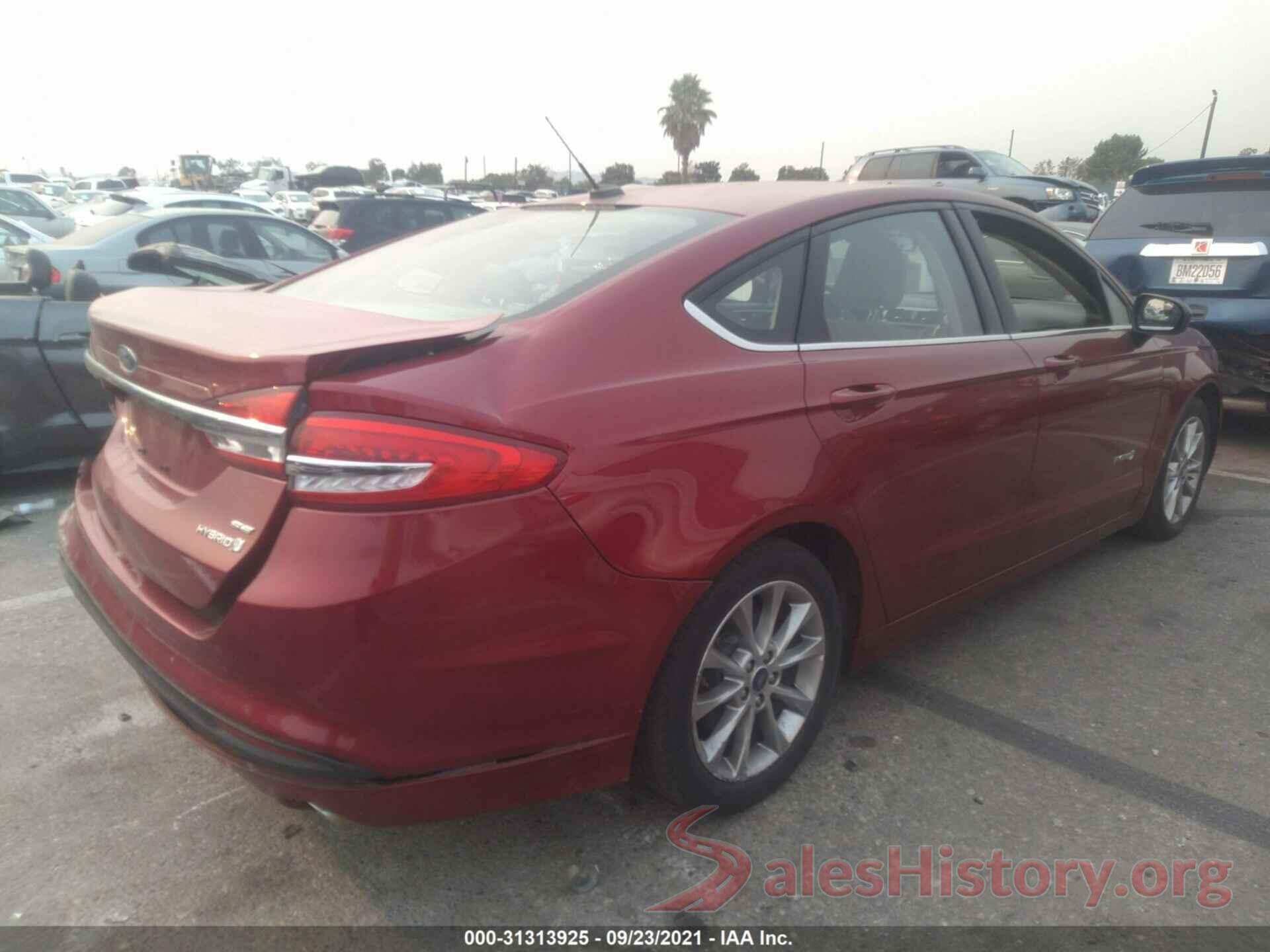 3FA6P0LU8HR208181 2017 FORD FUSION