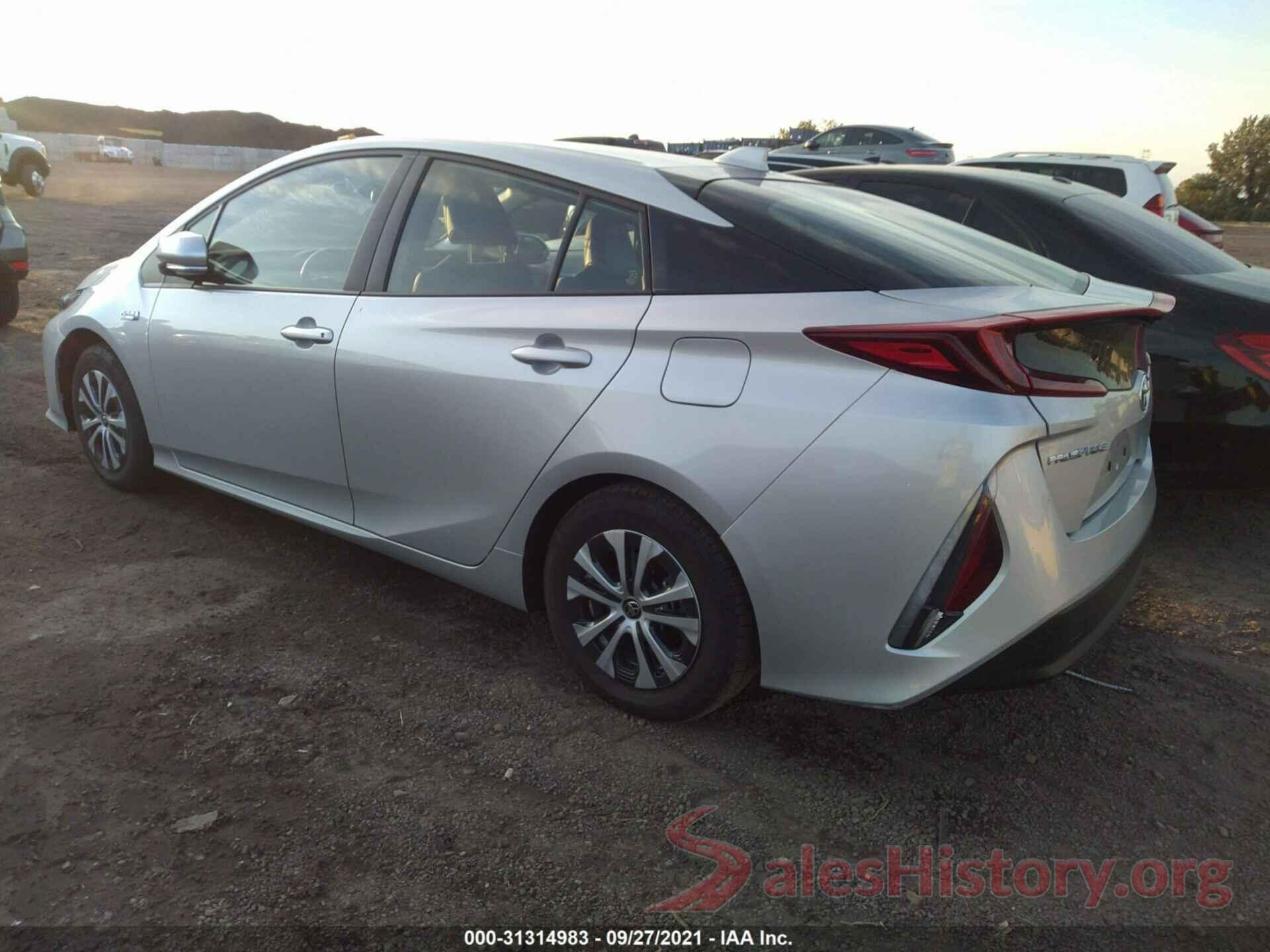 JTDKAMFP9M3169603 2021 TOYOTA PRIUS PRIME