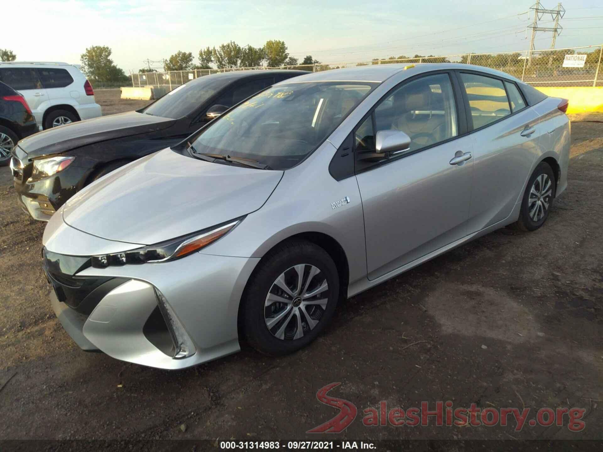 JTDKAMFP9M3169603 2021 TOYOTA PRIUS PRIME