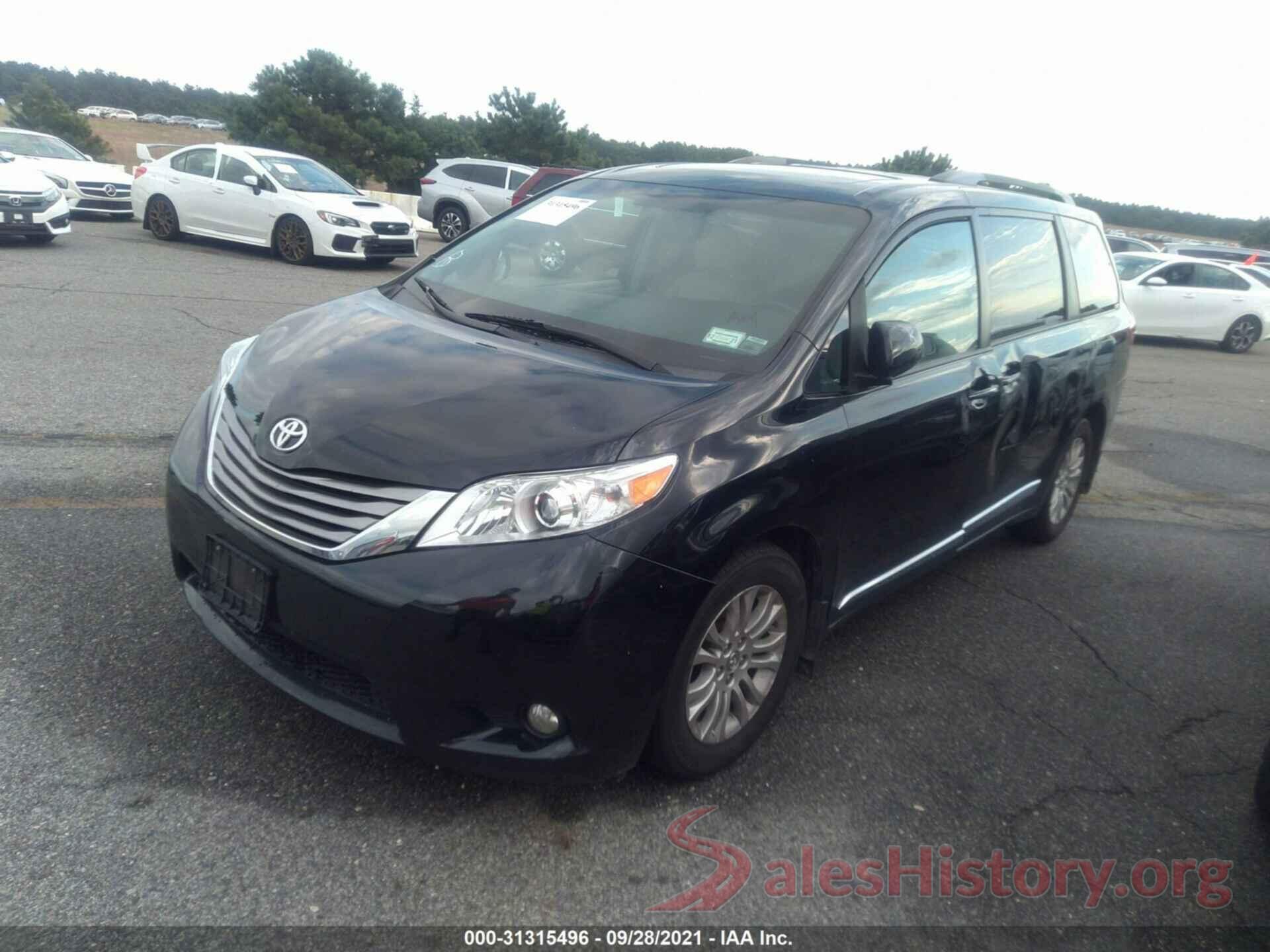 5TDYZ3DC7HS883571 2017 TOYOTA SIENNA