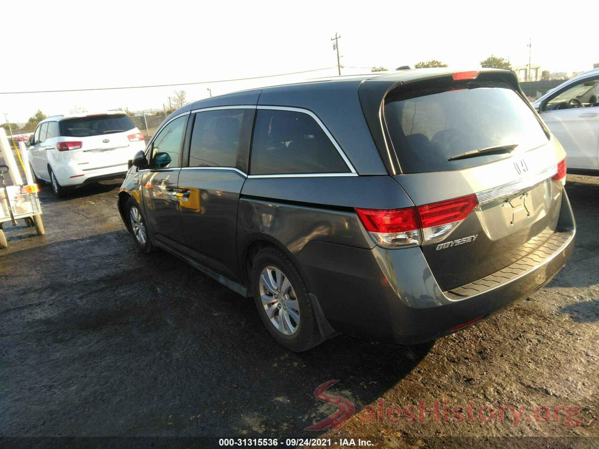 5FNRL5H37GB046172 2016 HONDA ODYSSEY