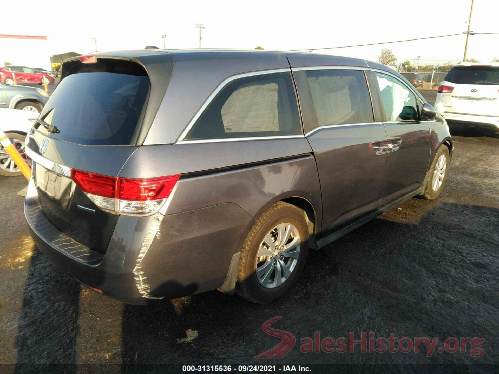 5FNRL5H37GB046172 2016 HONDA ODYSSEY