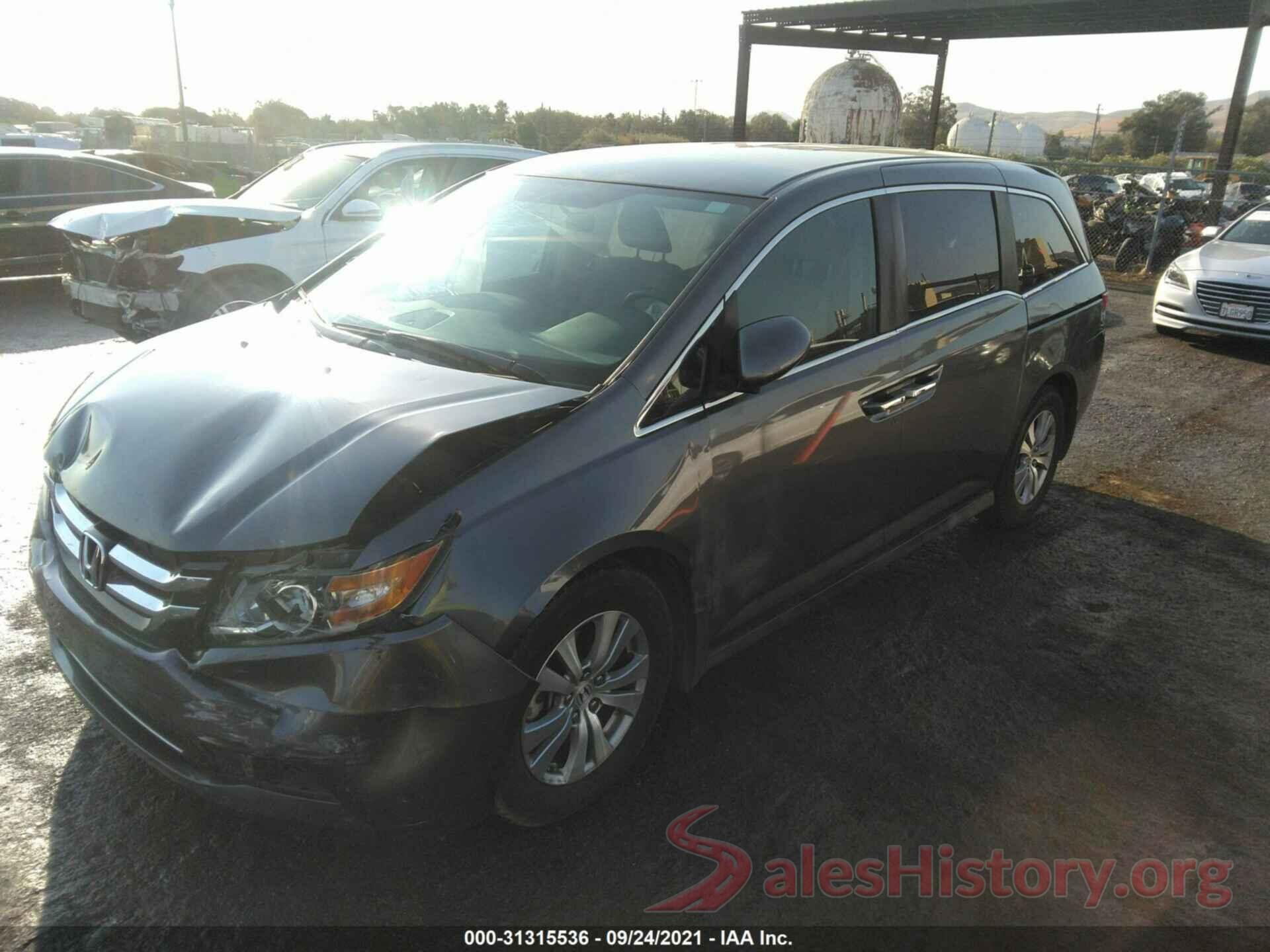 5FNRL5H37GB046172 2016 HONDA ODYSSEY