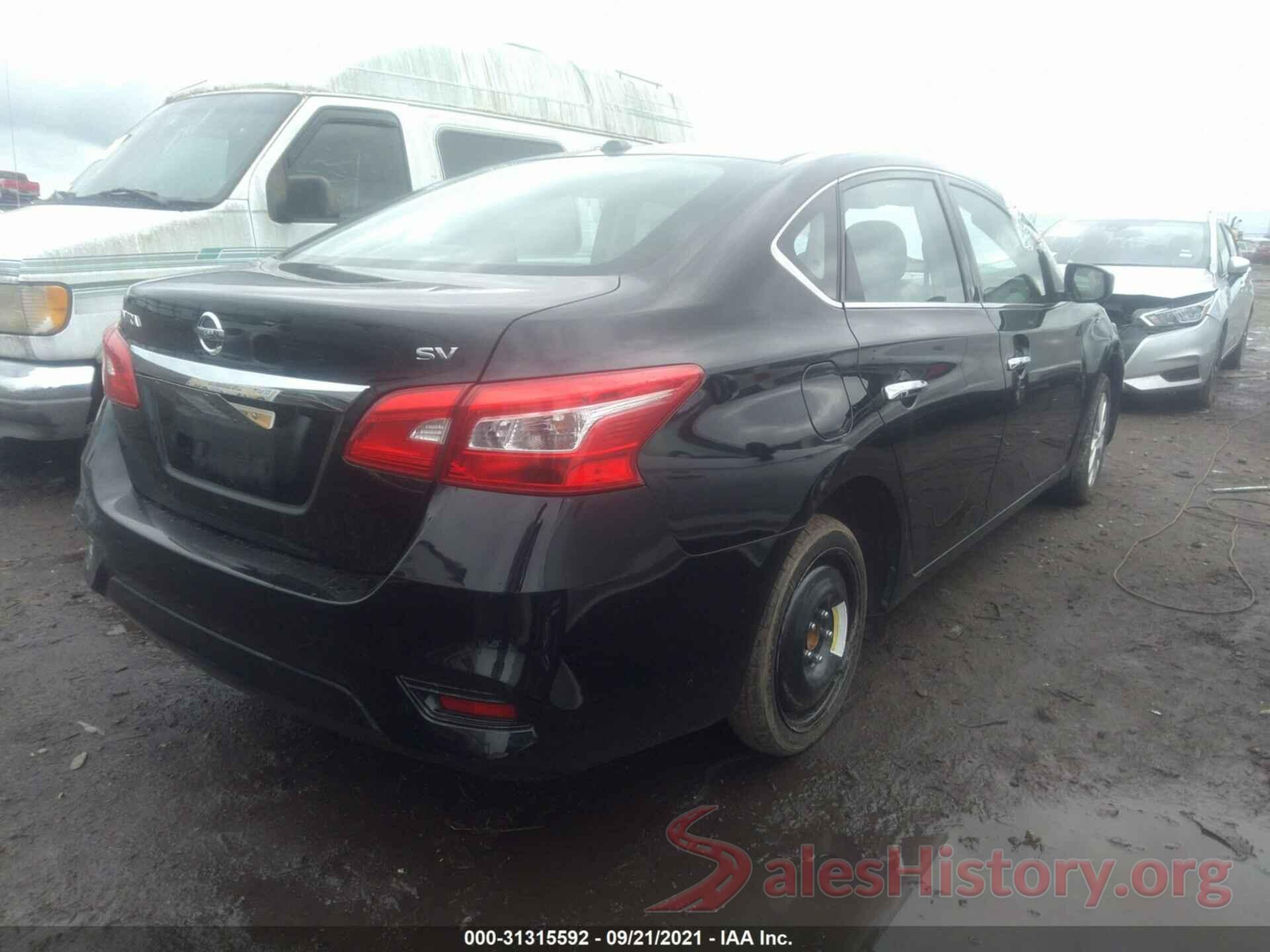 3N1AB7APXKL626795 2019 NISSAN SENTRA