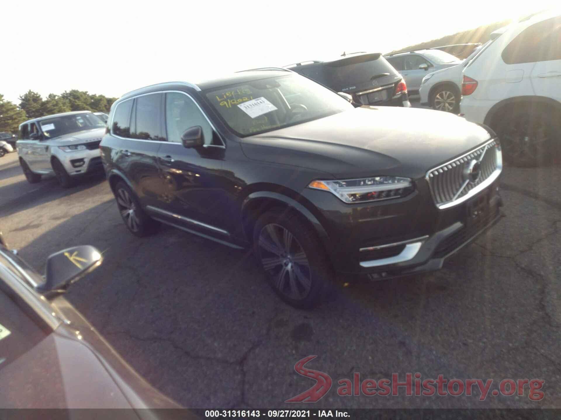 YV4A22PLXM1693618 2021 VOLVO XC90