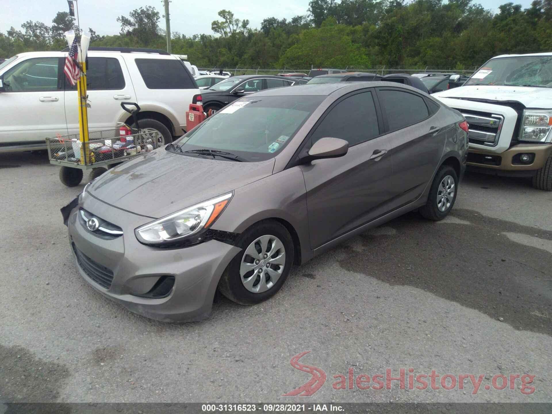 KMHCT4AE6HU367491 2017 HYUNDAI ACCENT