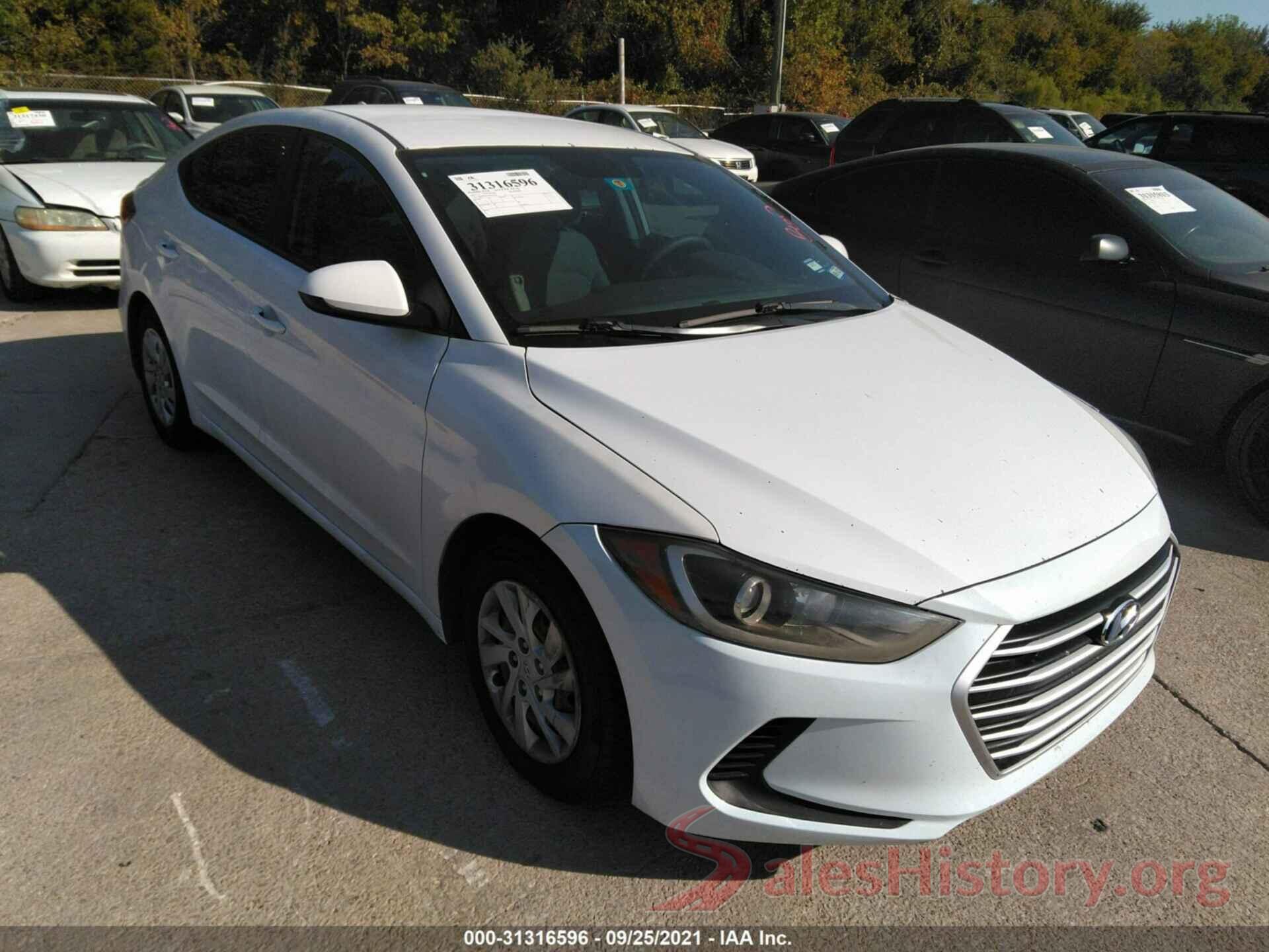 5NPD74LF1HH075227 2017 HYUNDAI ELANTRA