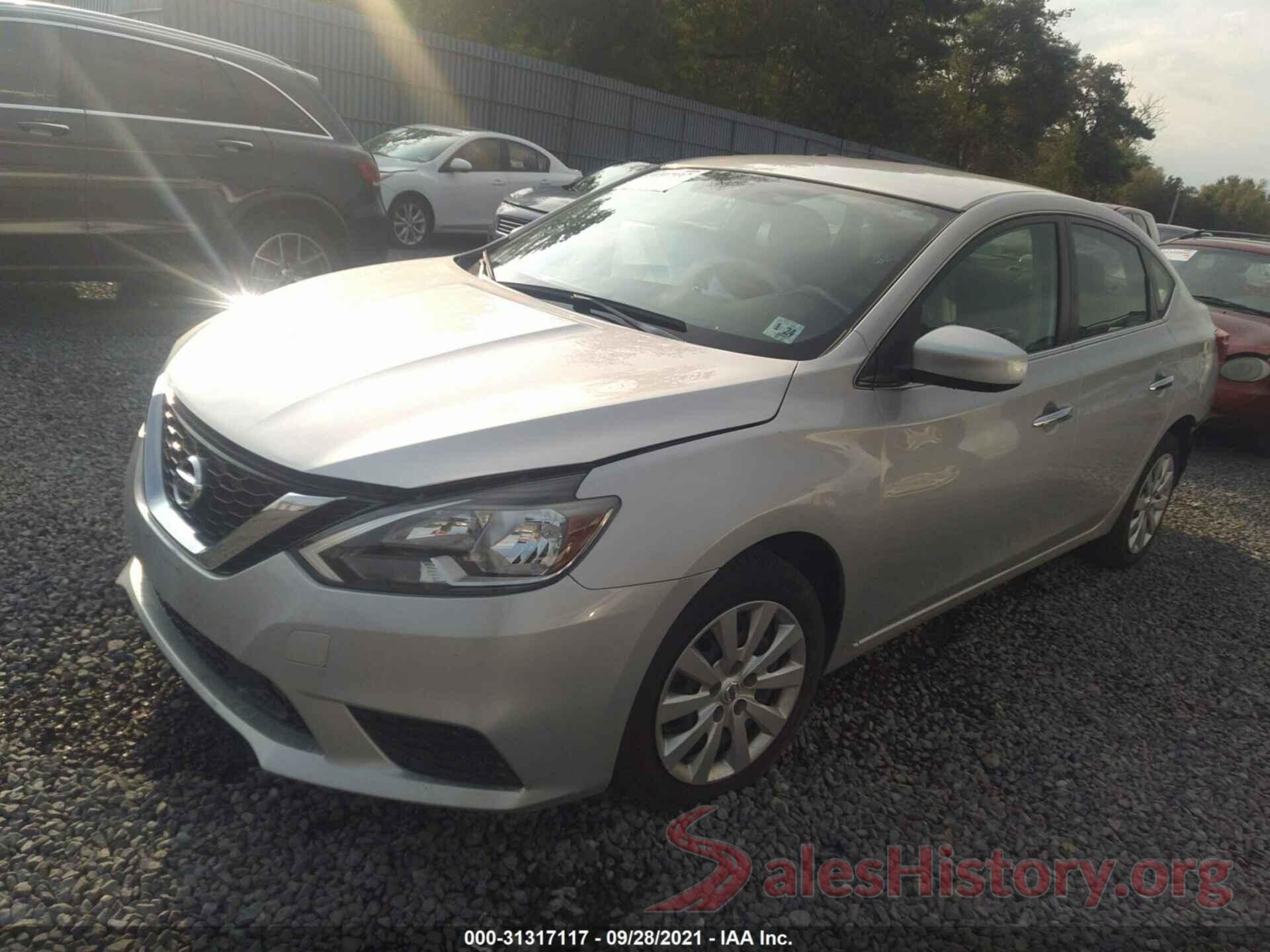 3N1AB7AP4KY350536 2019 NISSAN SENTRA