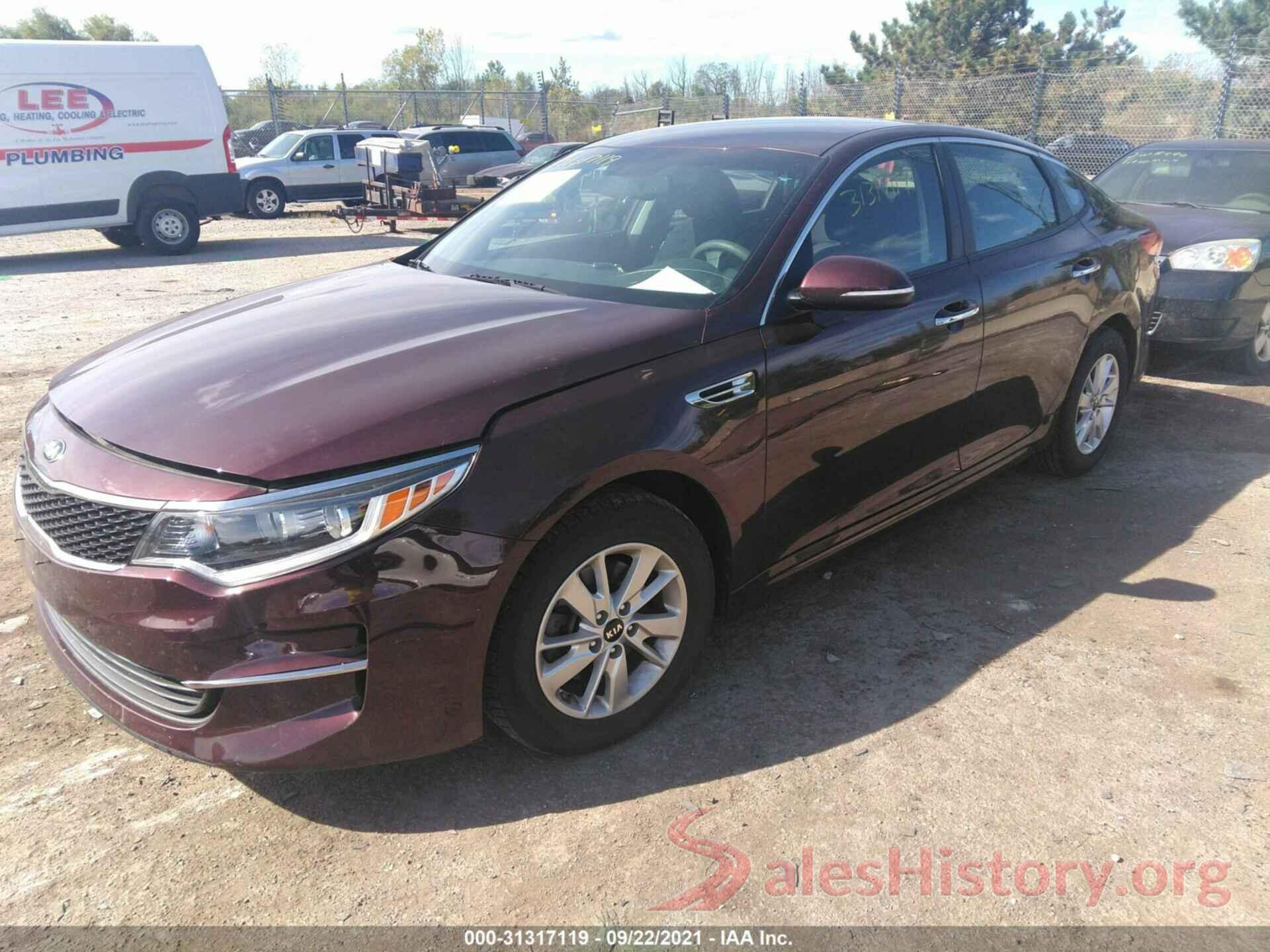 5XXGT4L34GG084741 2016 KIA OPTIMA