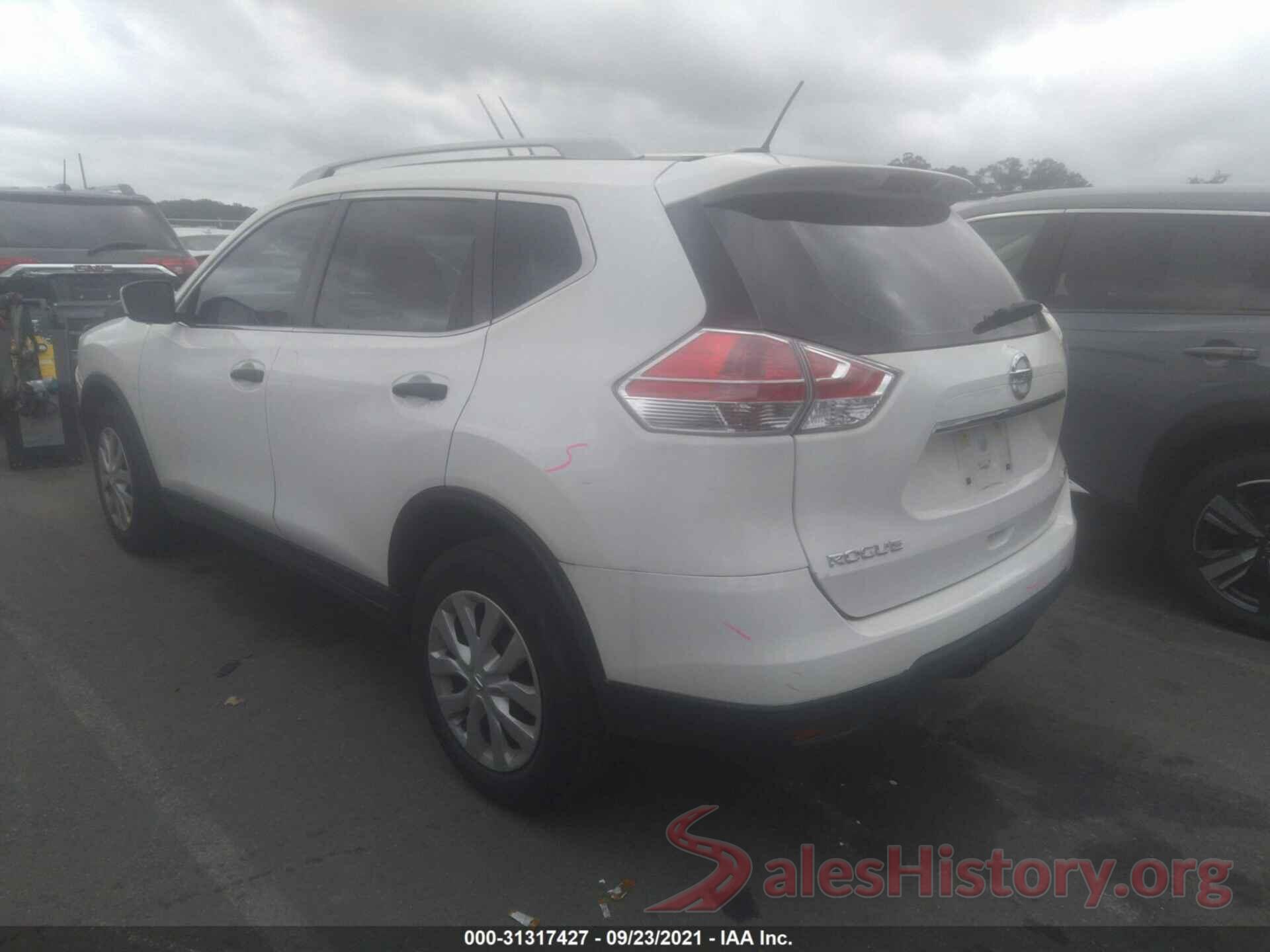 KNMAT2MV4GP733330 2016 NISSAN ROGUE