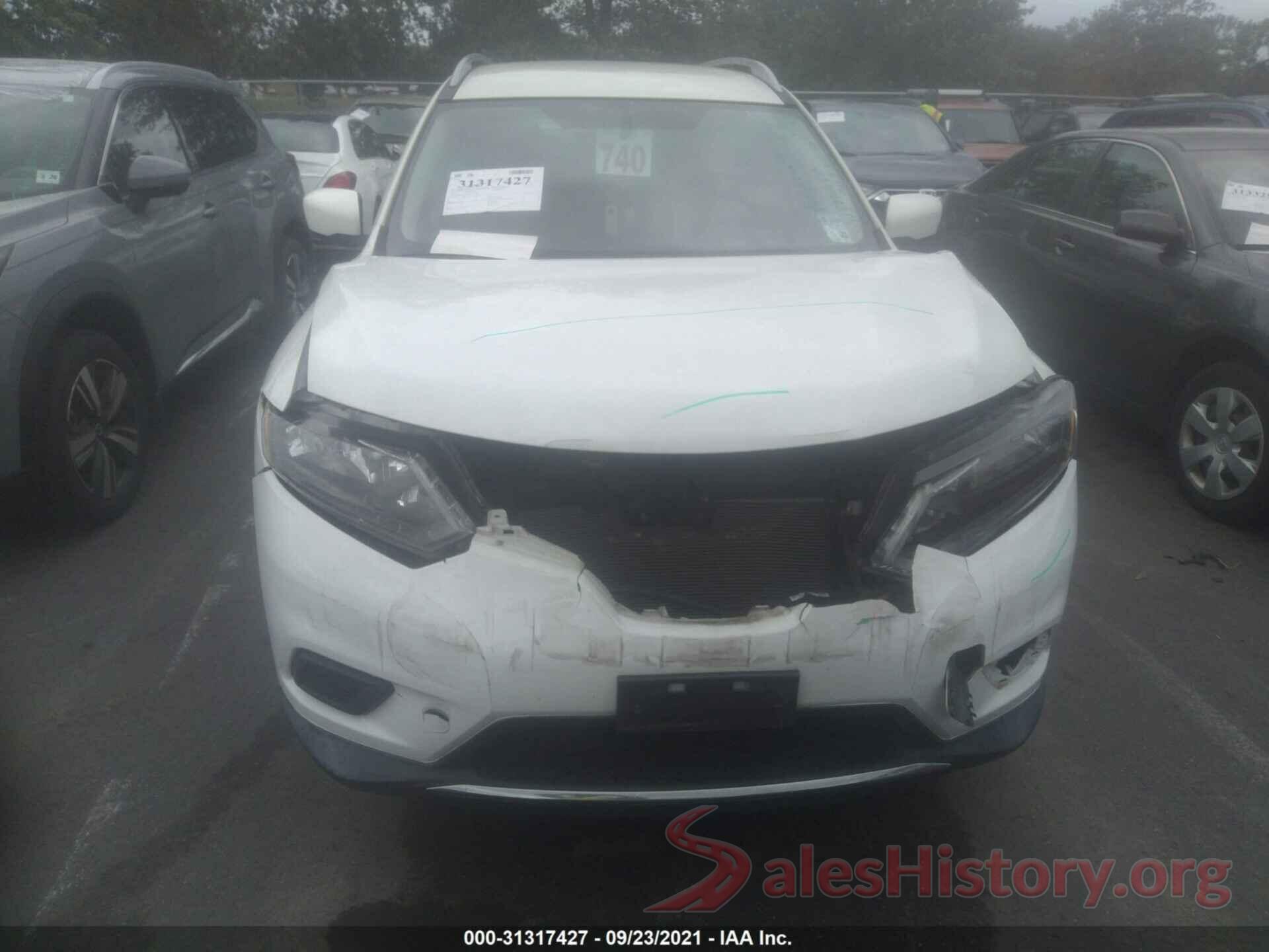 KNMAT2MV4GP733330 2016 NISSAN ROGUE