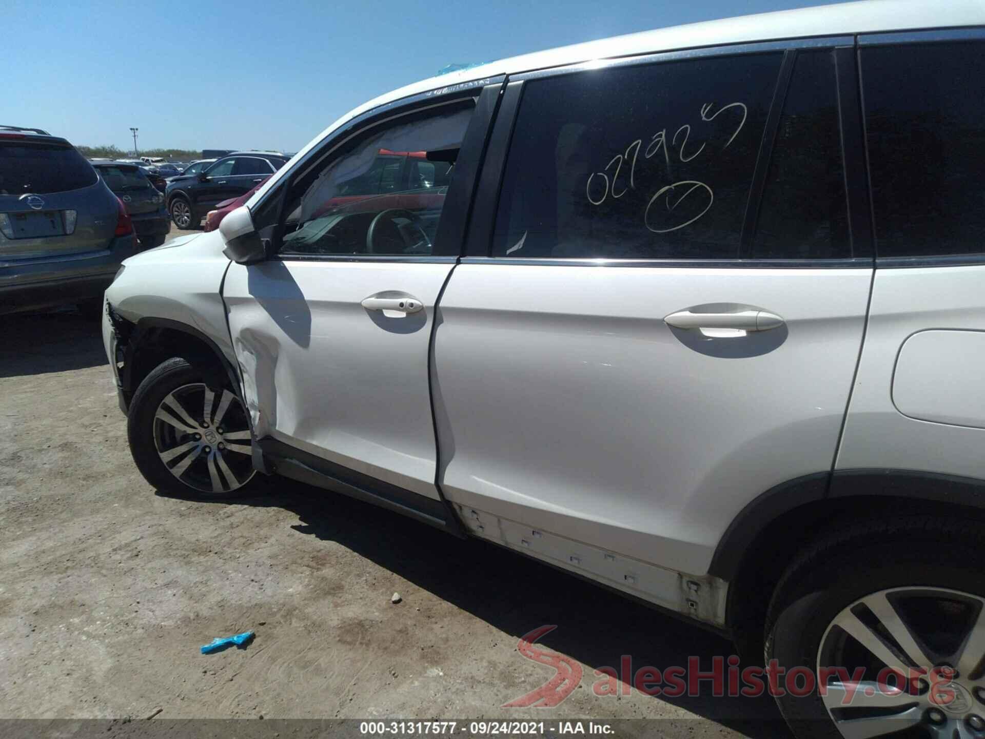 5FNYF5H36HB027925 2017 HONDA PILOT