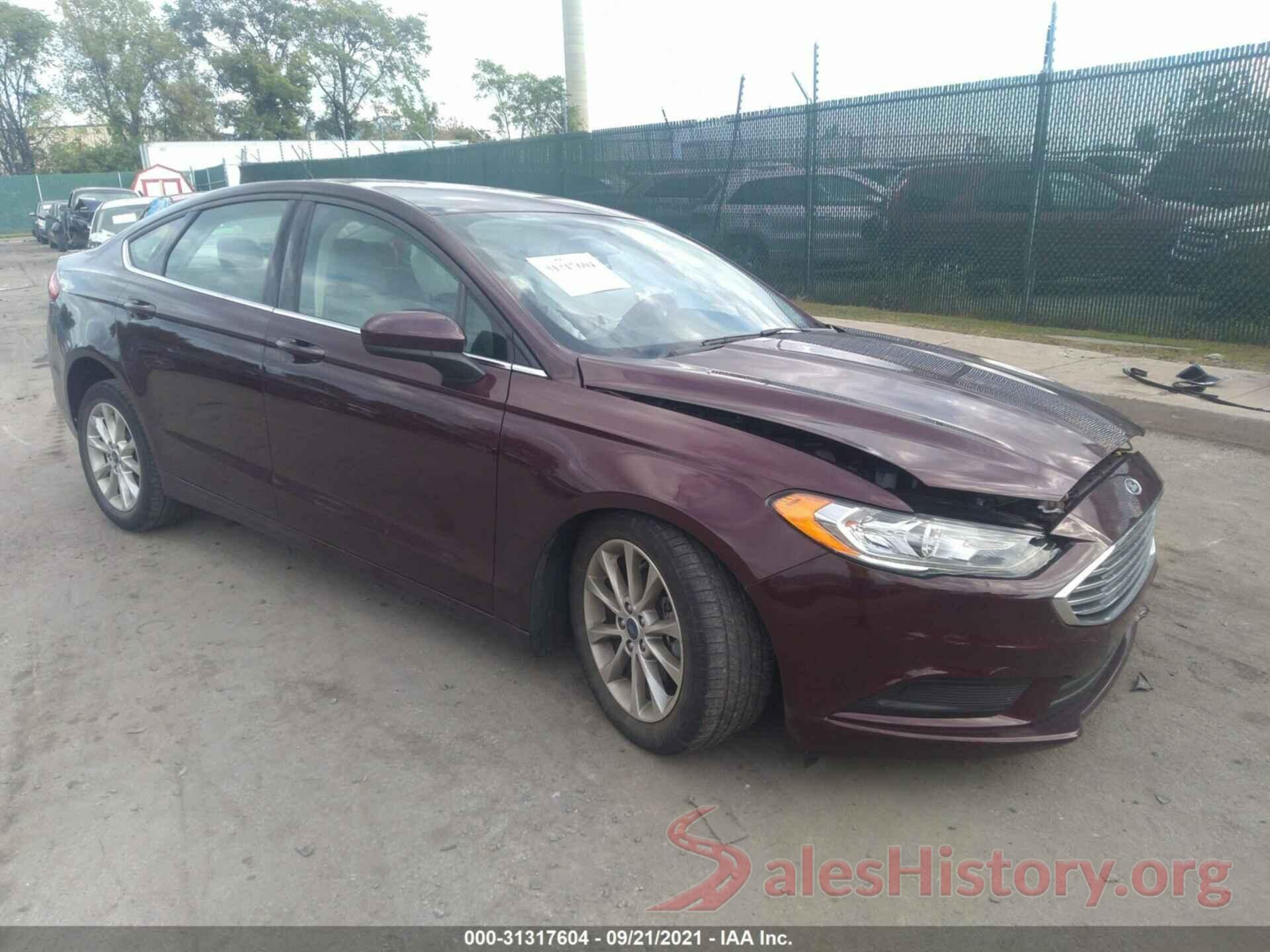 3FA6P0H75HR102564 2017 FORD FUSION