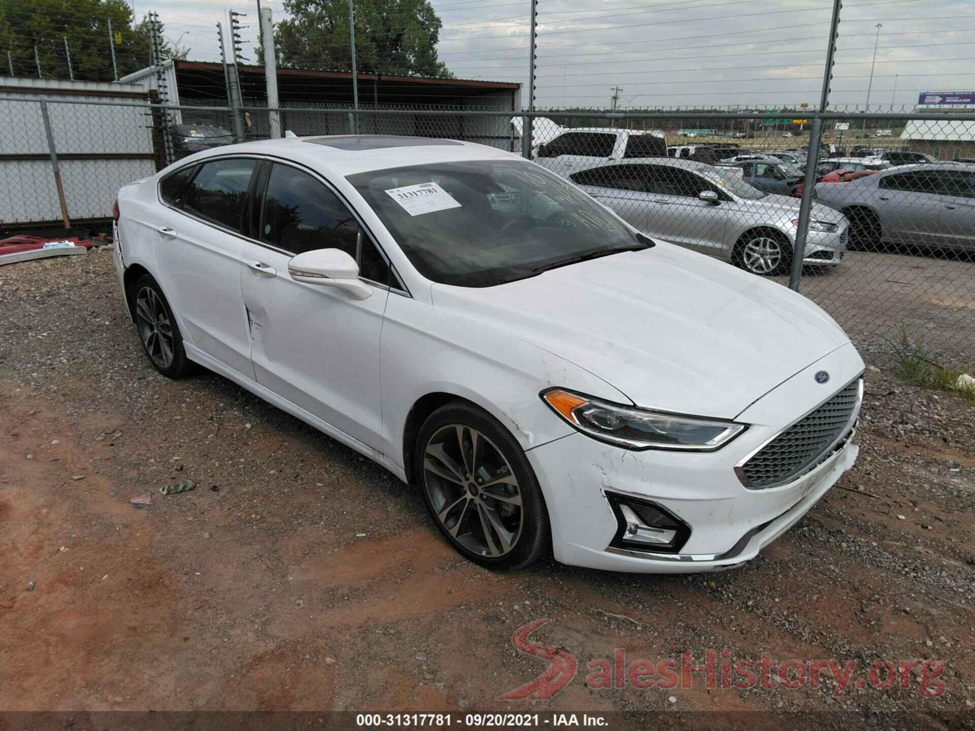 3FA6P0D96KR153232 2019 FORD FUSION