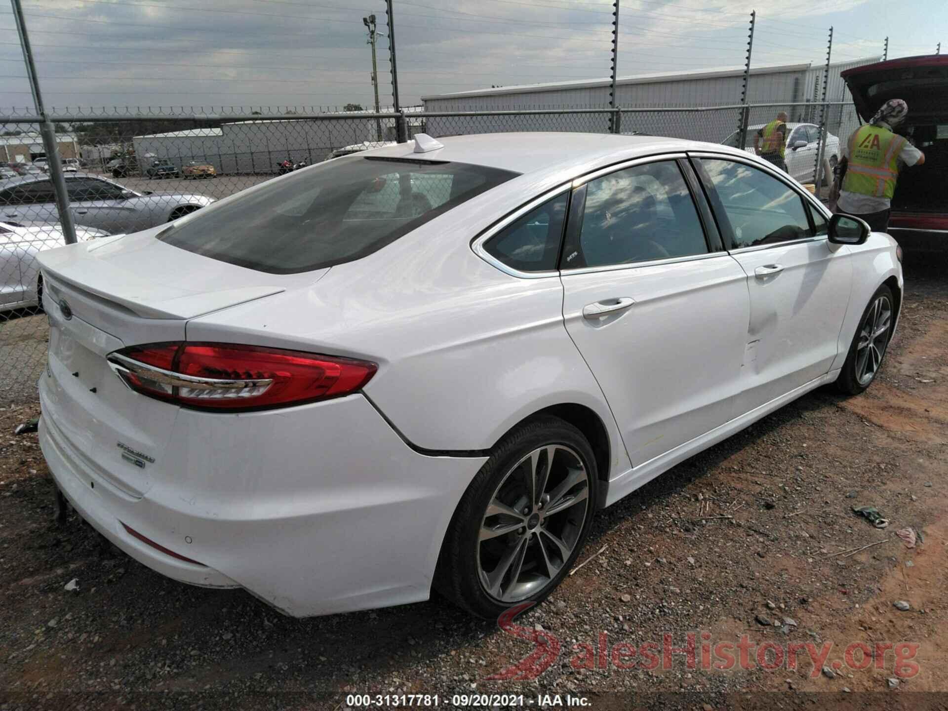 3FA6P0D96KR153232 2019 FORD FUSION