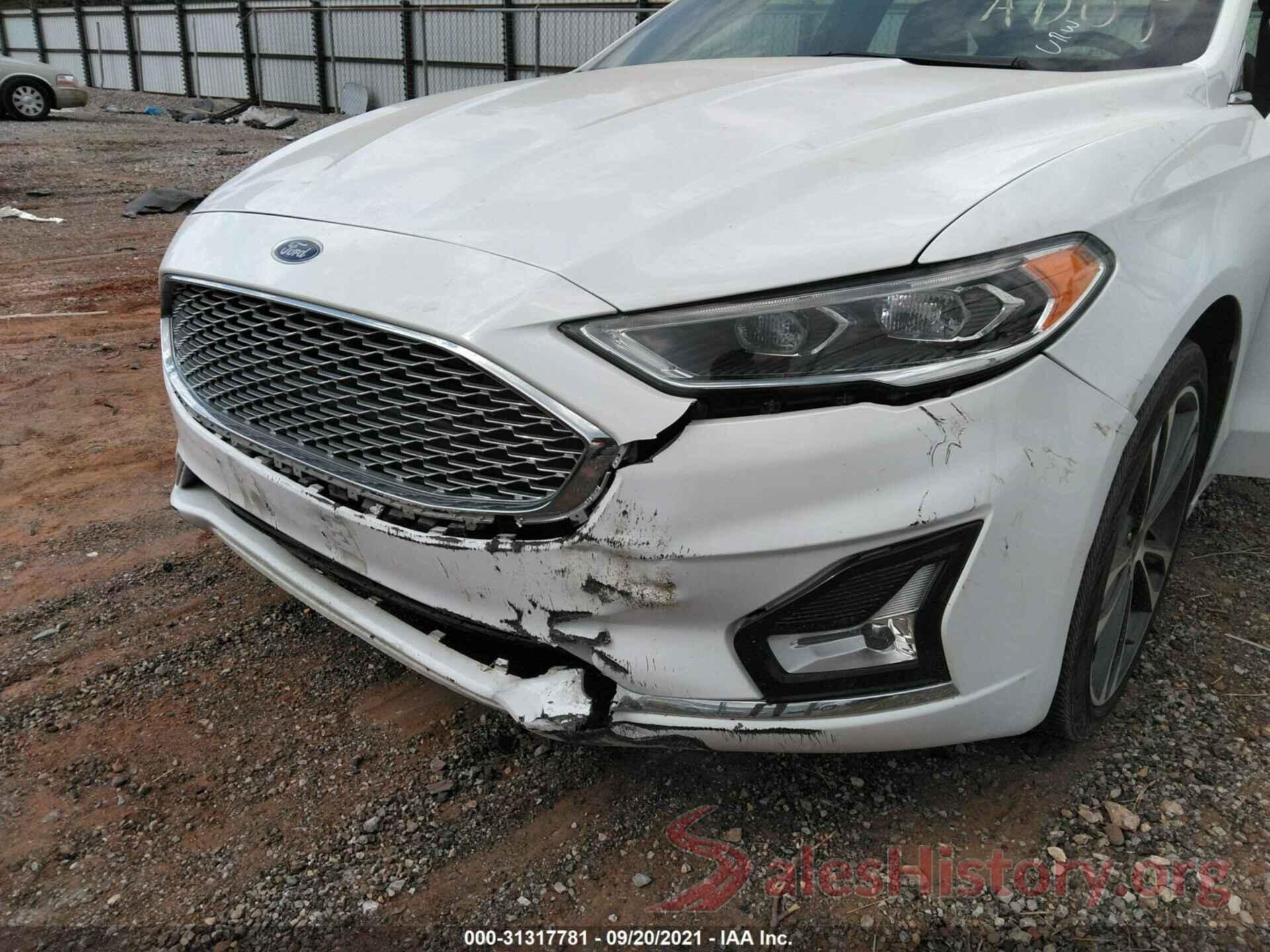 3FA6P0D96KR153232 2019 FORD FUSION