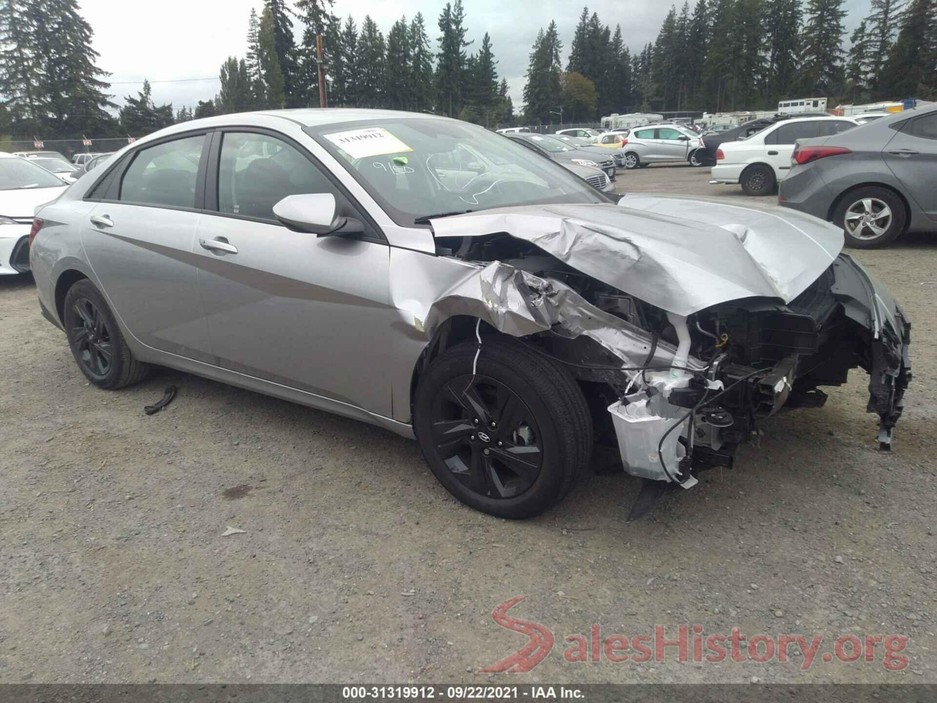 5NPLM4AG1MH037734 2021 HYUNDAI ELANTRA