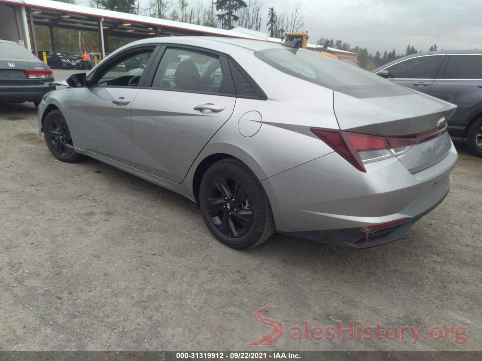 5NPLM4AG1MH037734 2021 HYUNDAI ELANTRA