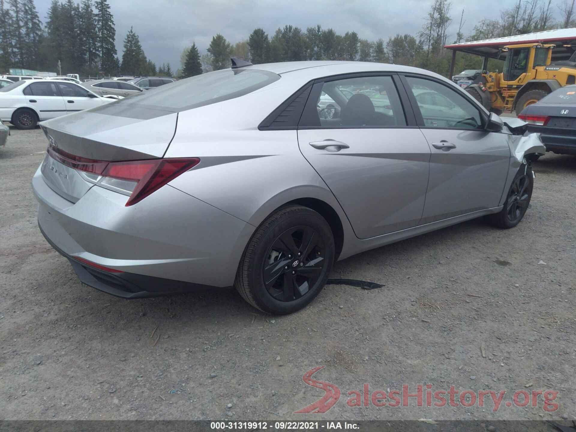 5NPLM4AG1MH037734 2021 HYUNDAI ELANTRA