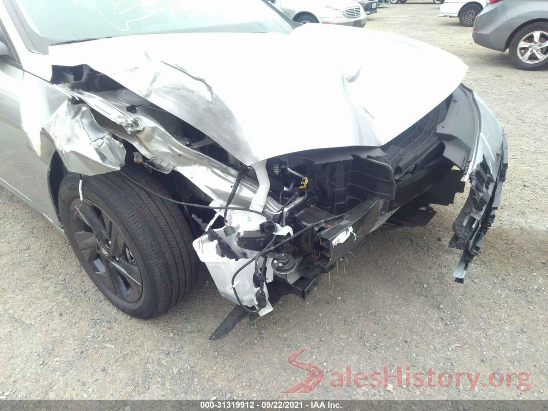 5NPLM4AG1MH037734 2021 HYUNDAI ELANTRA