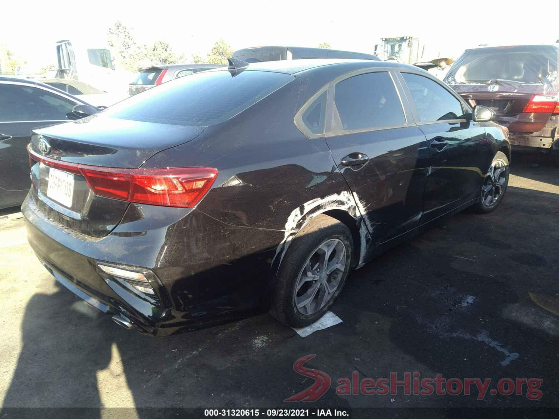 3KPF24ADXKE137535 2019 KIA FORTE