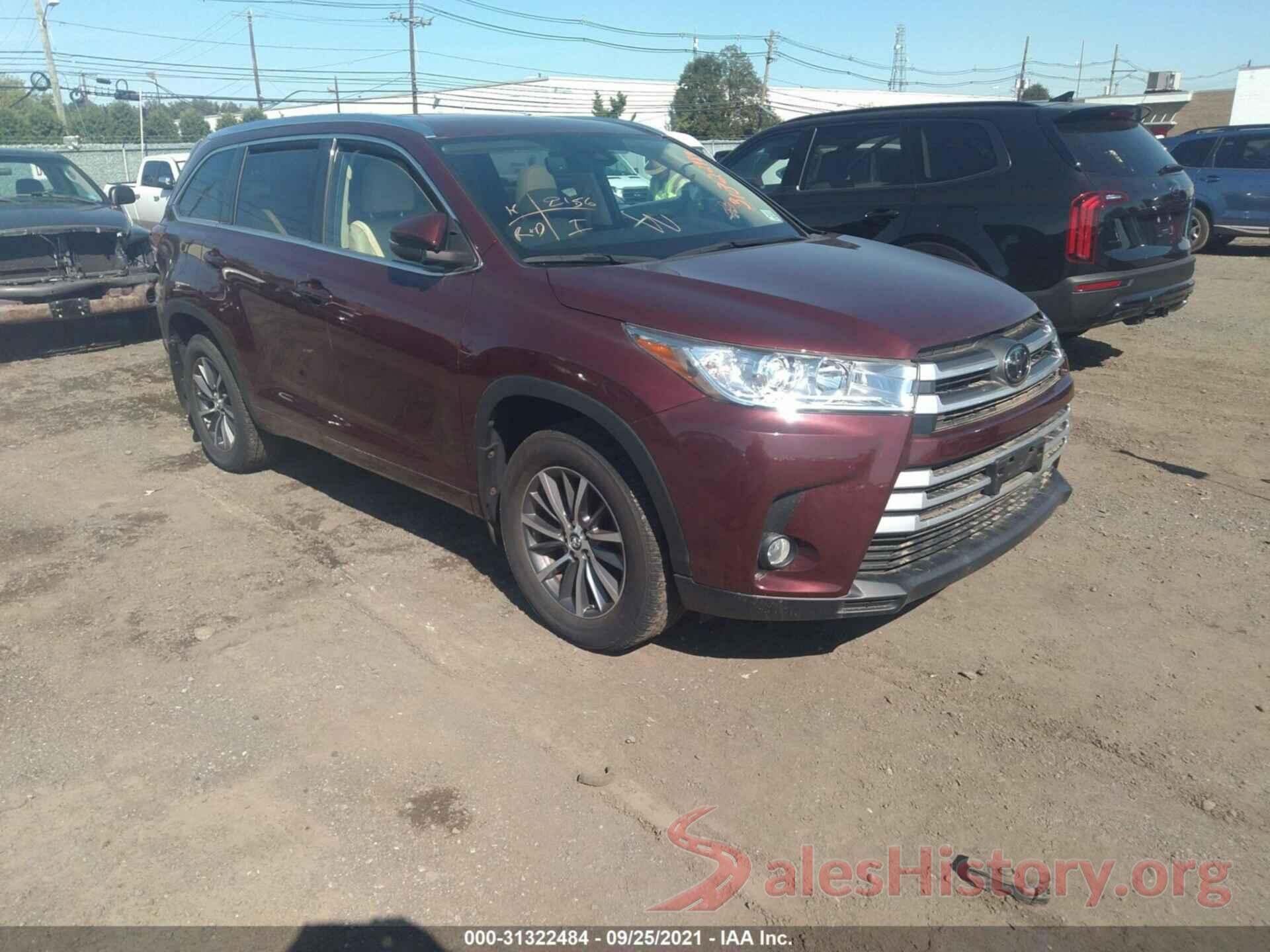 5TDJZRFH3JS489147 2018 TOYOTA HIGHLANDER