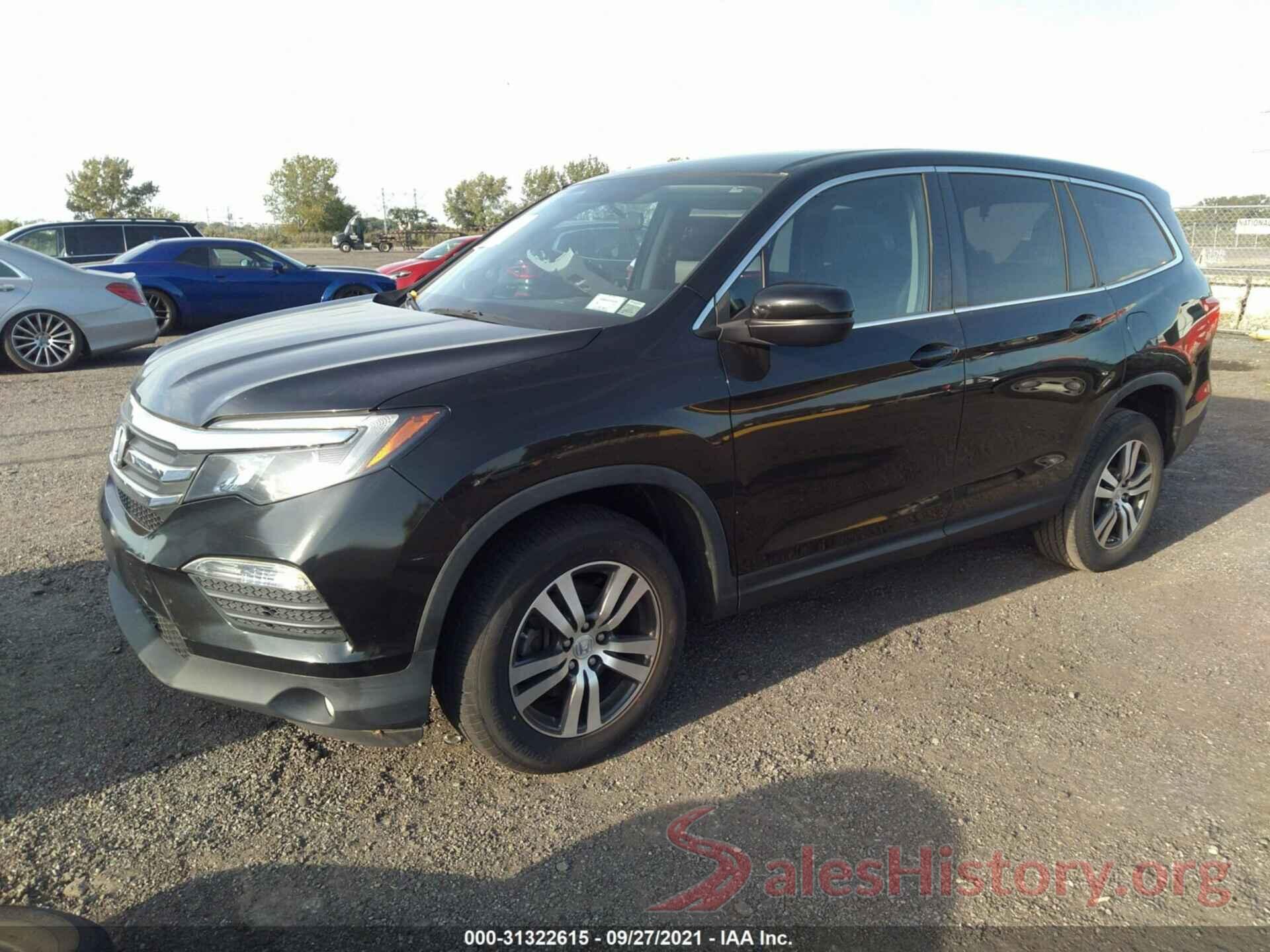 5FNYF6H33GB083292 2016 HONDA PILOT