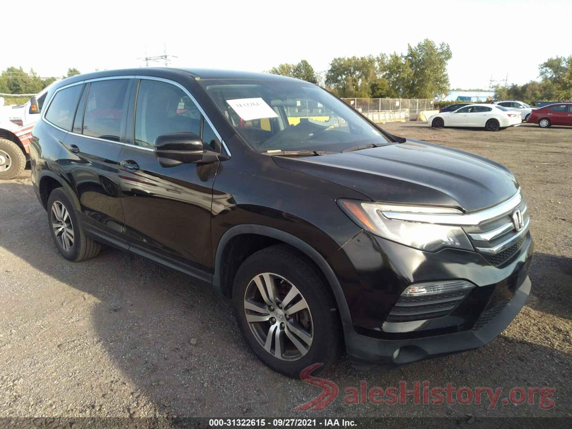 5FNYF6H33GB083292 2016 HONDA PILOT