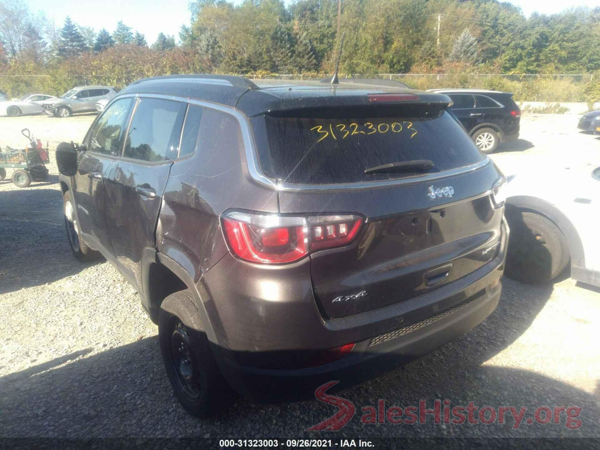 3C4NJDCB7KT594342 2019 JEEP COMPASS