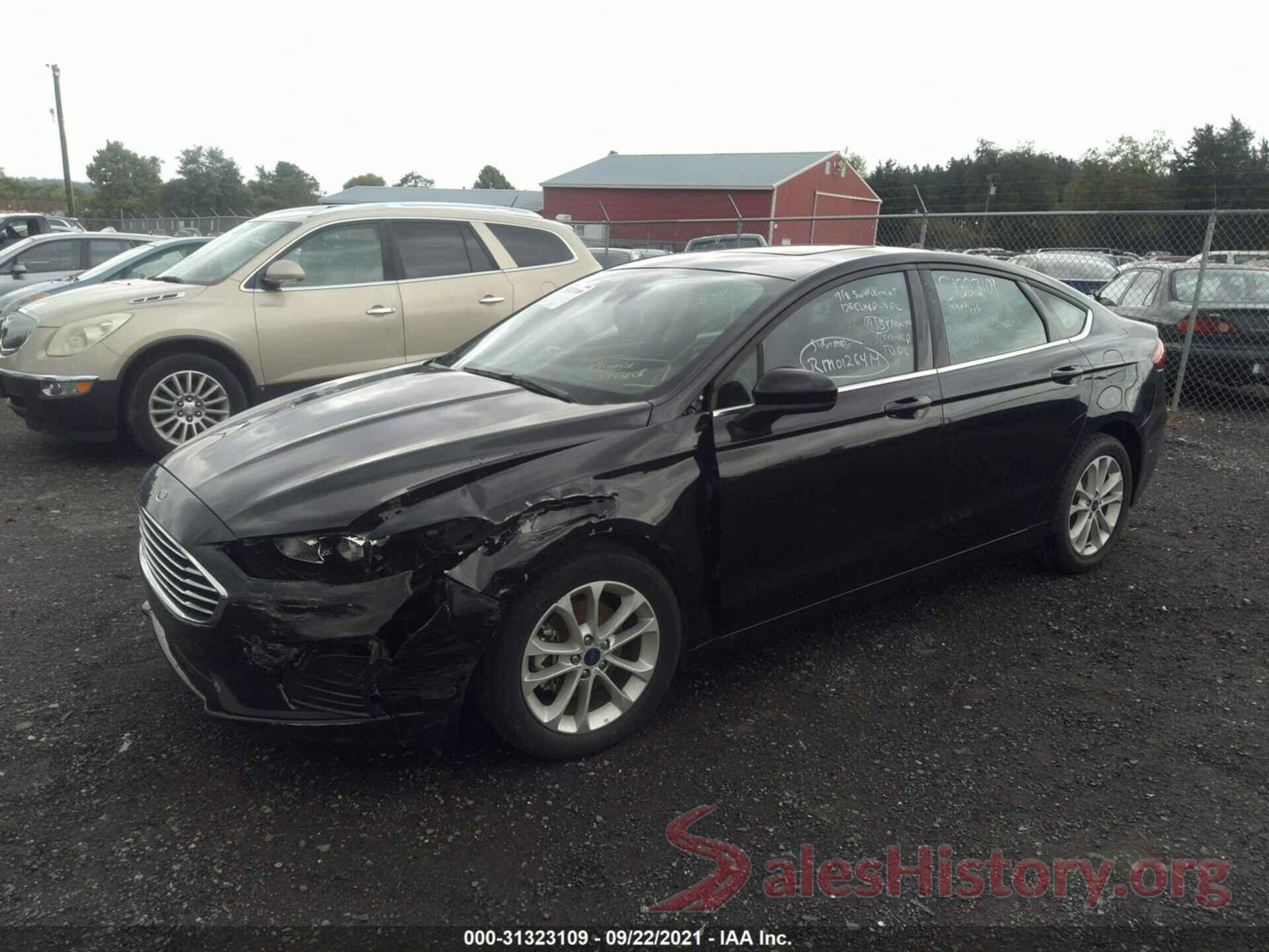 3FA6P0HD2LR191329 2020 FORD FUSION