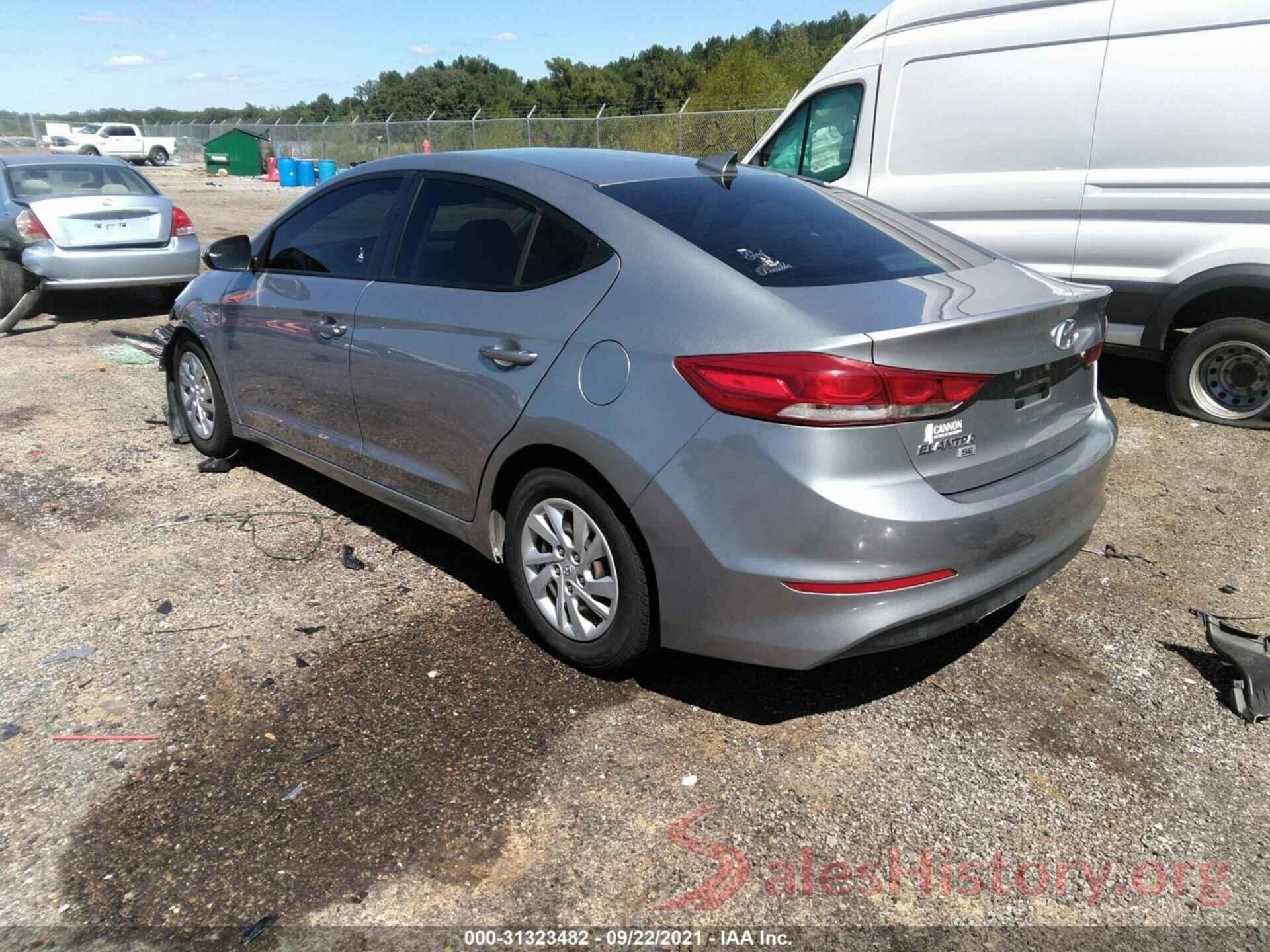 5NPD74LFXHH173494 2017 HYUNDAI ELANTRA