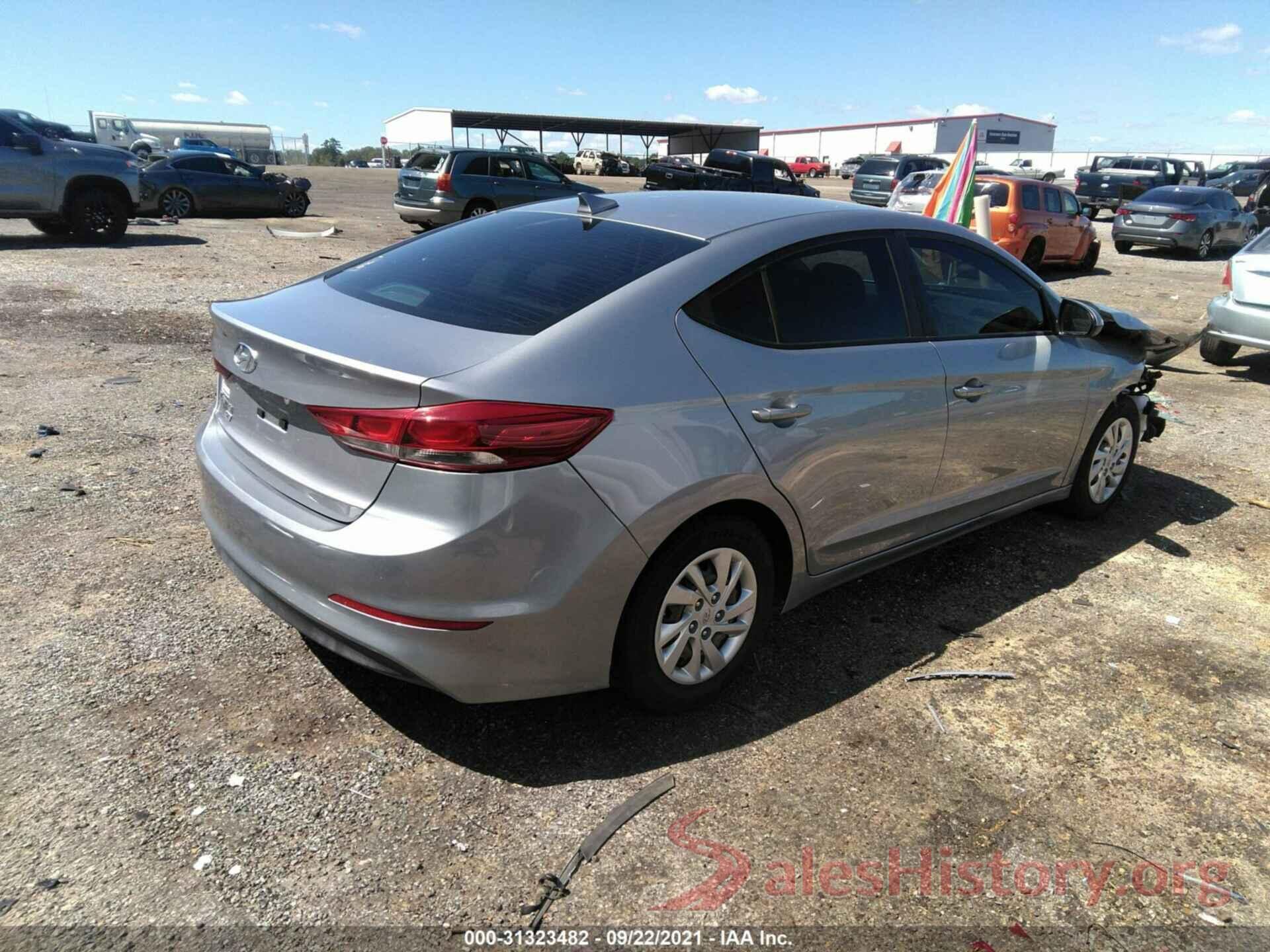 5NPD74LFXHH173494 2017 HYUNDAI ELANTRA