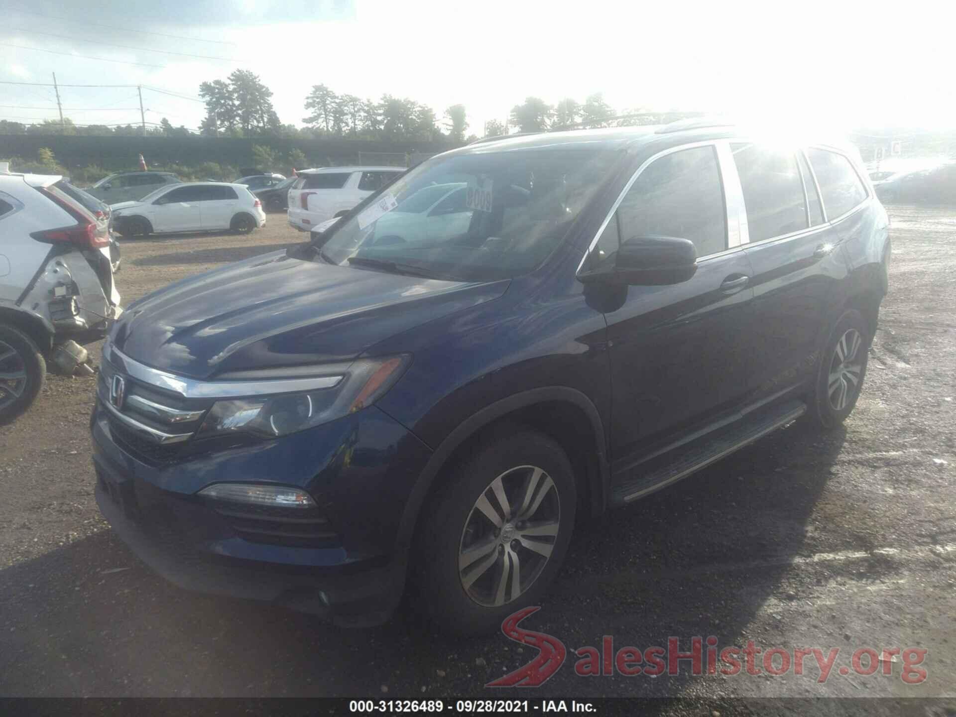 5FNYF6H53GB019125 2016 HONDA PILOT