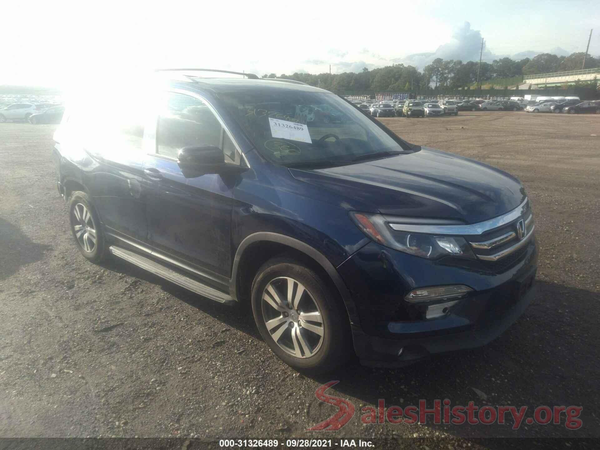 5FNYF6H53GB019125 2016 HONDA PILOT