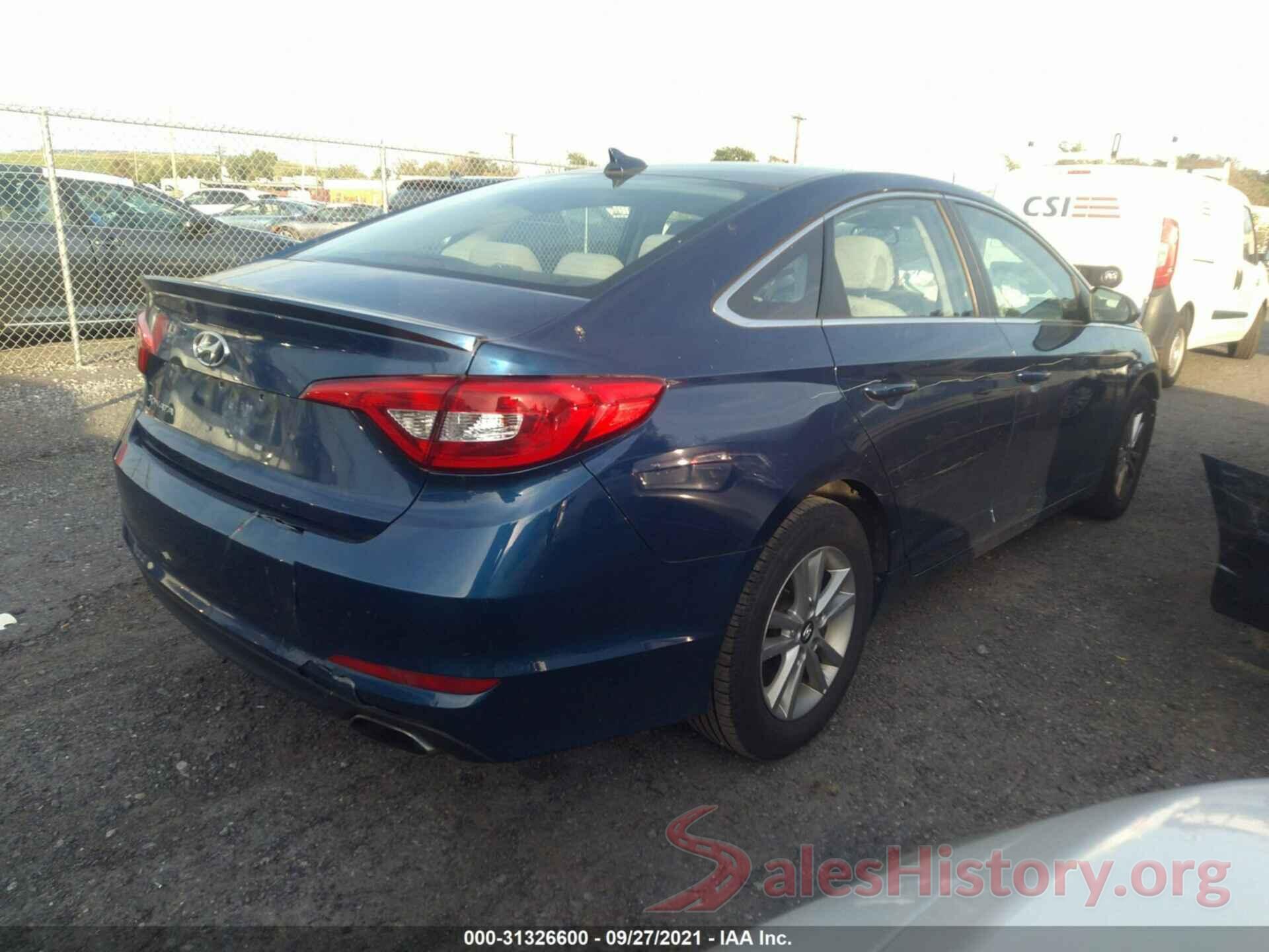 5NPE24AF2GH312523 2016 HYUNDAI SONATA