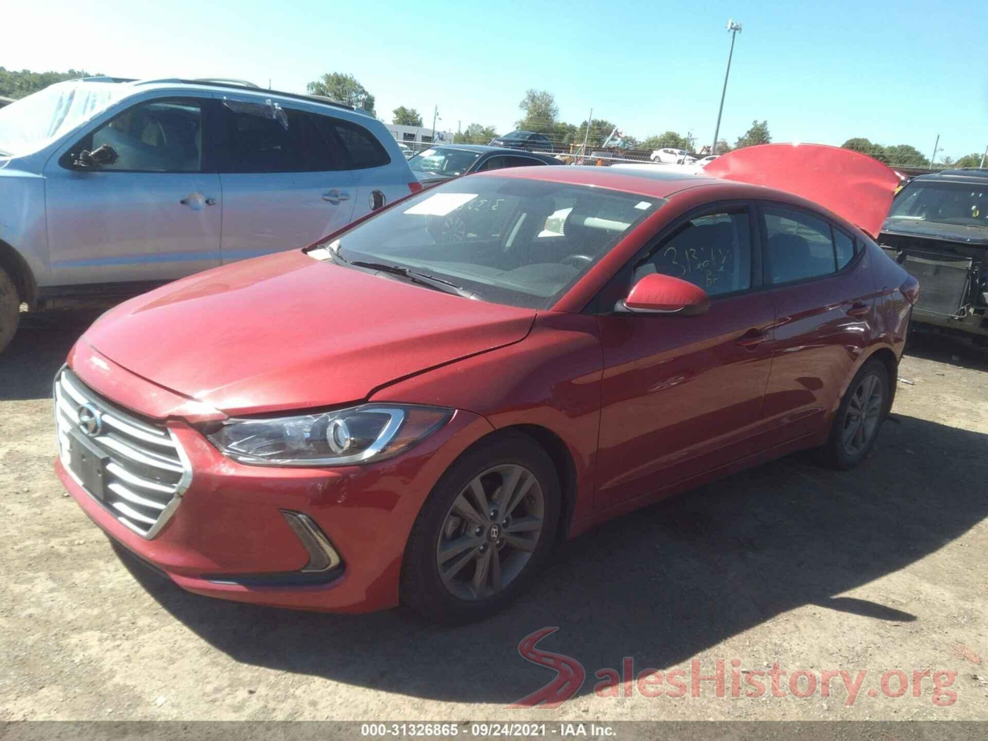 5NPD84LF3HH197522 2017 HYUNDAI ELANTRA