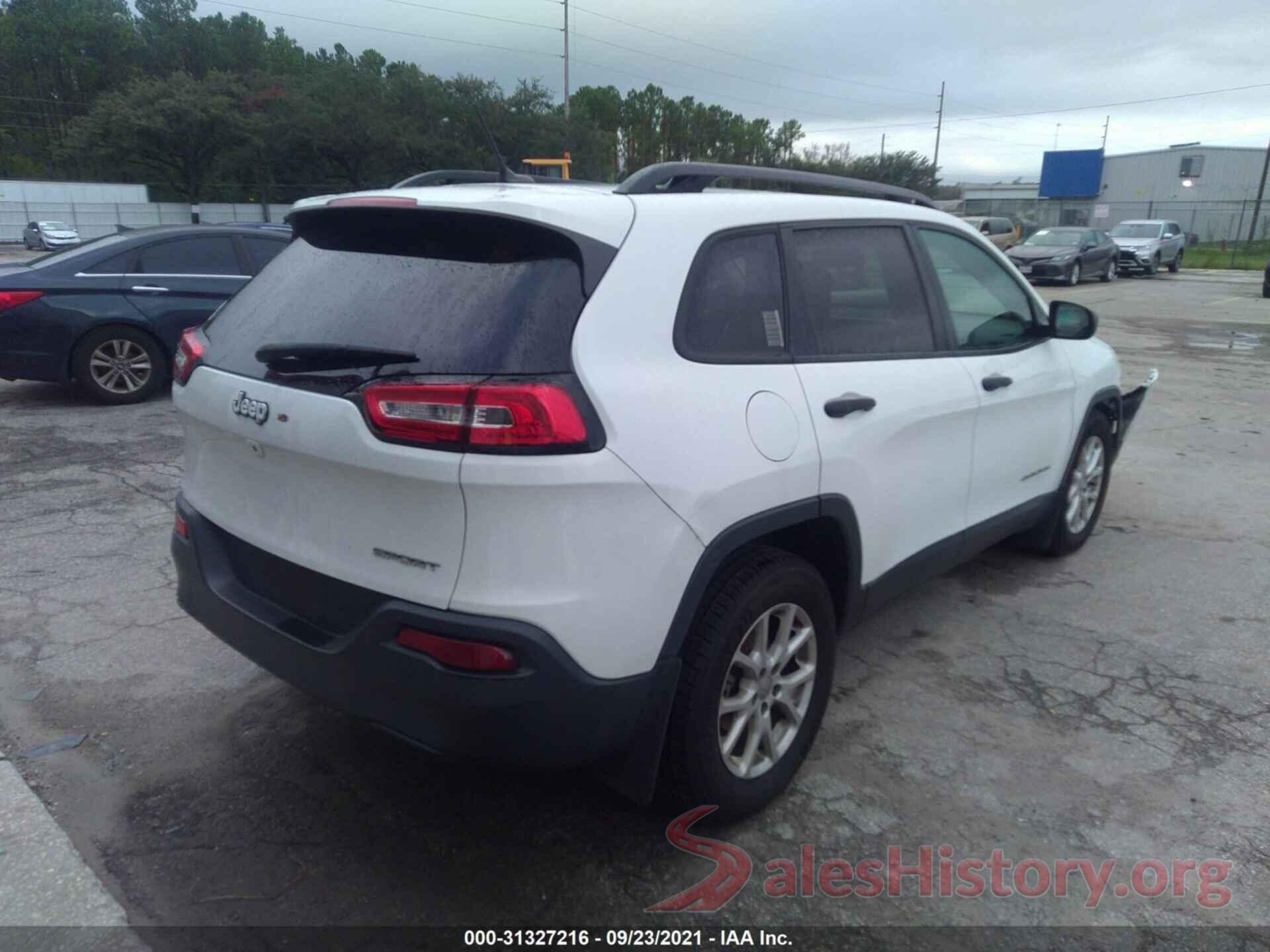 1C4PJLAB6GW288448 2016 JEEP CHEROKEE